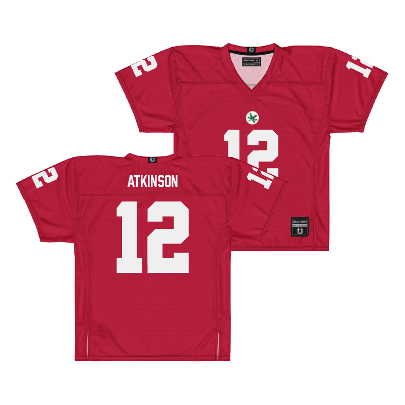 Ohio State Football Scarlet Jersey  - Beau Atkinson