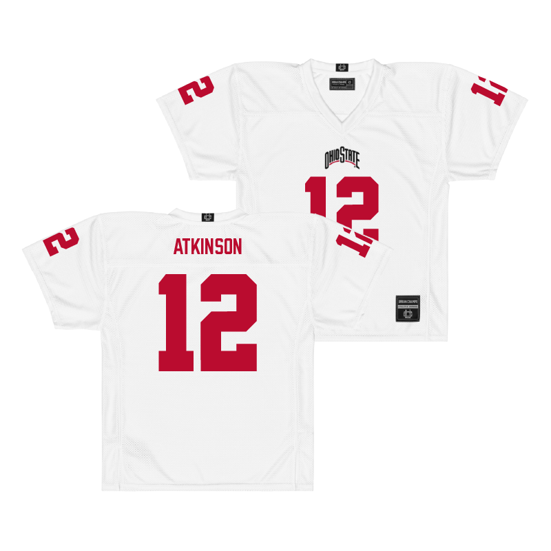 Ohio State Football White Jersey  - Beau Atkinson