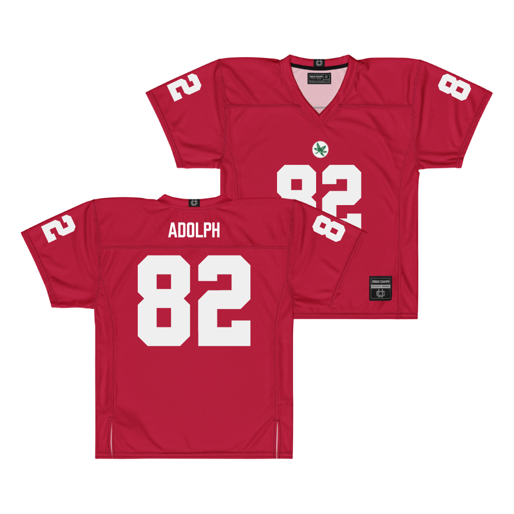 Ohio State Football Scarlet Jersey - David Adolph | #82