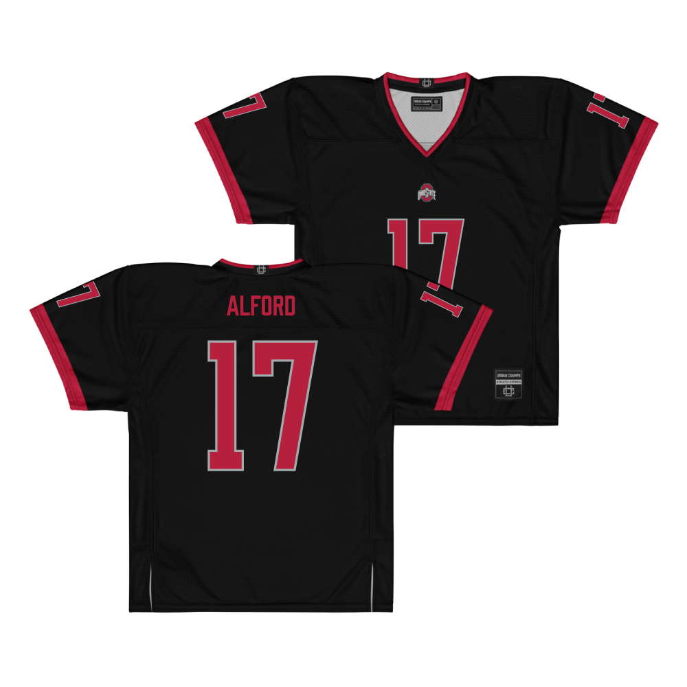 Ohio State Football Black Jersey - Tarvos Alford