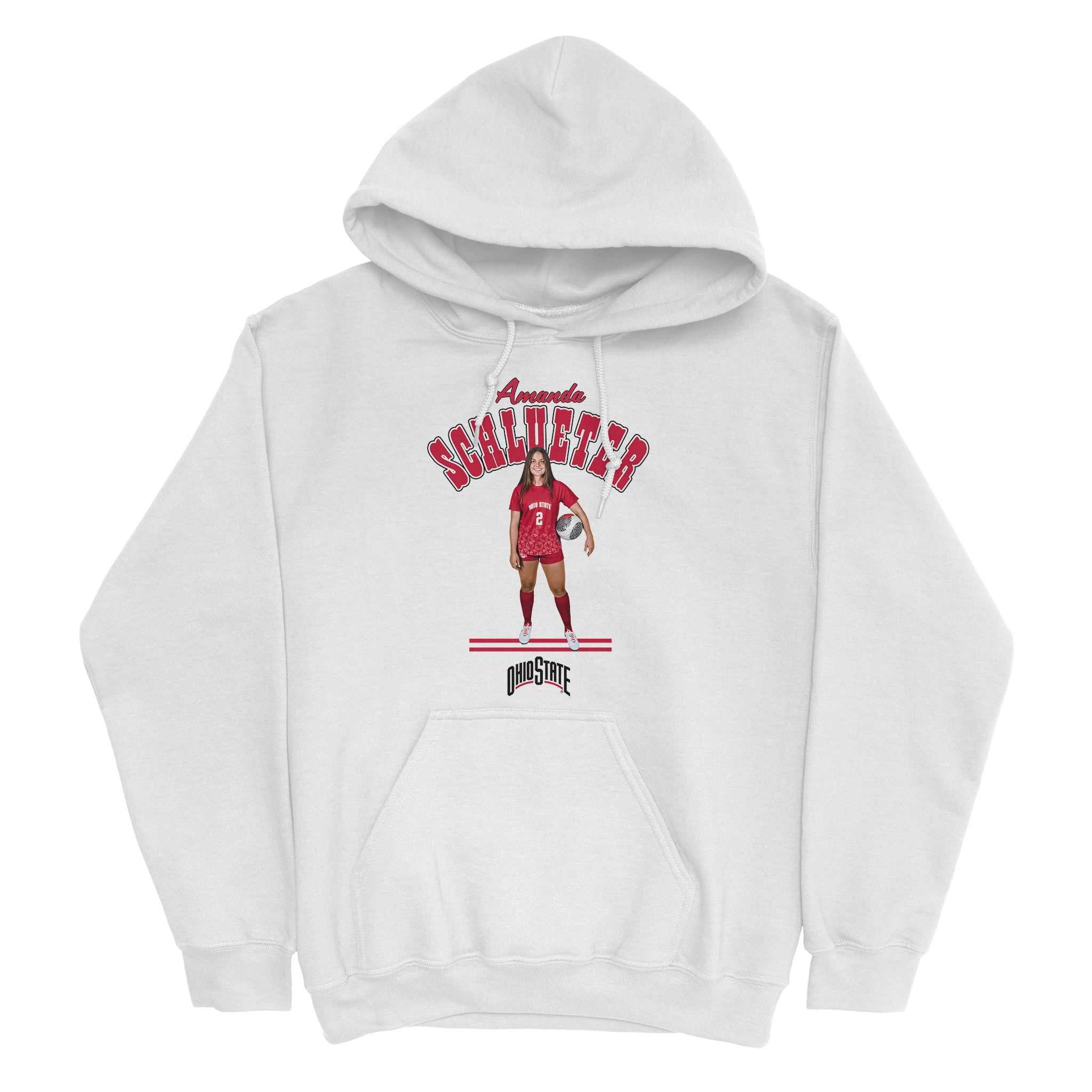 EXCLUSIVE RELEASE: Amanda Schlueter Illustrated White Hoodie