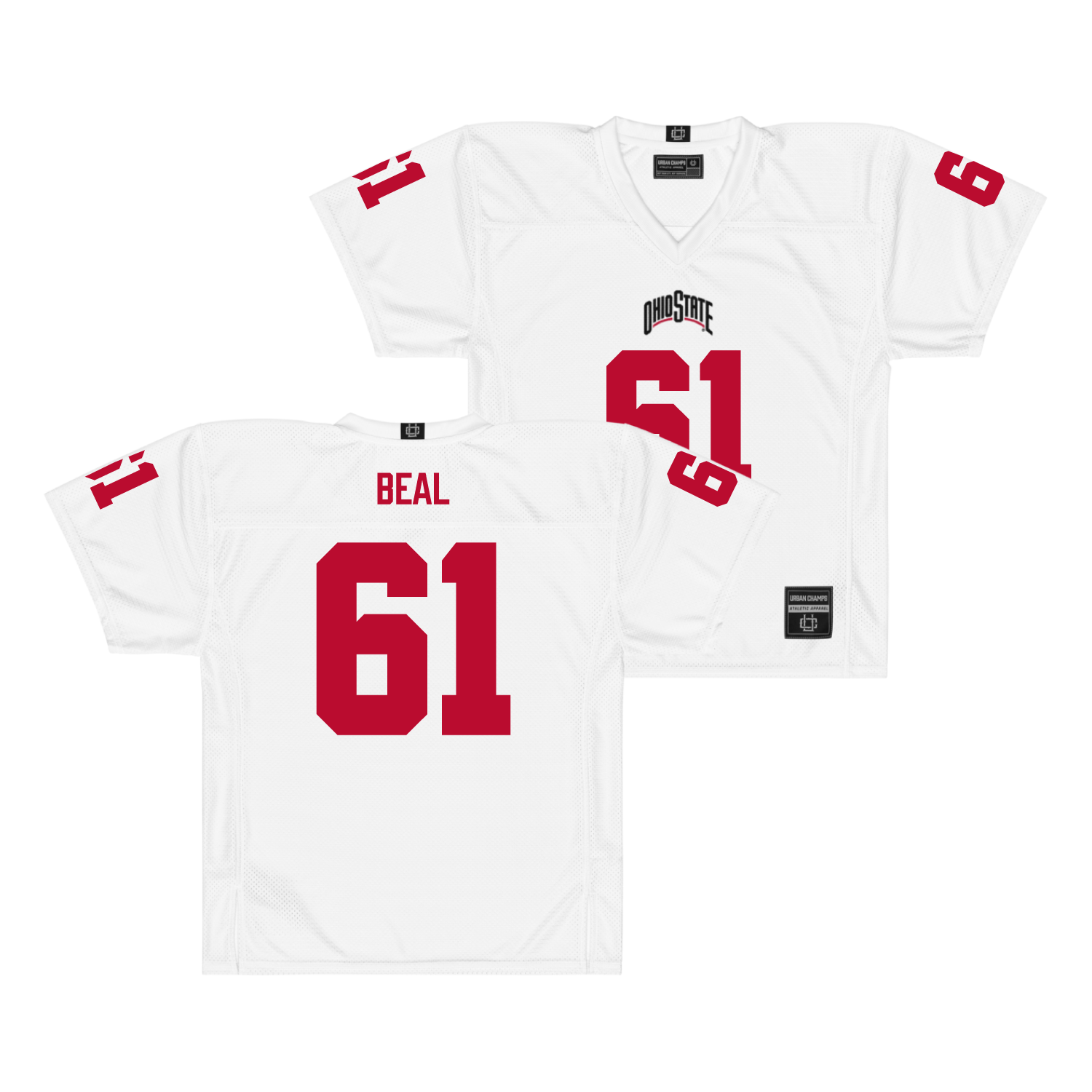 Ohio State Football White Jersey  - Landon Beal
