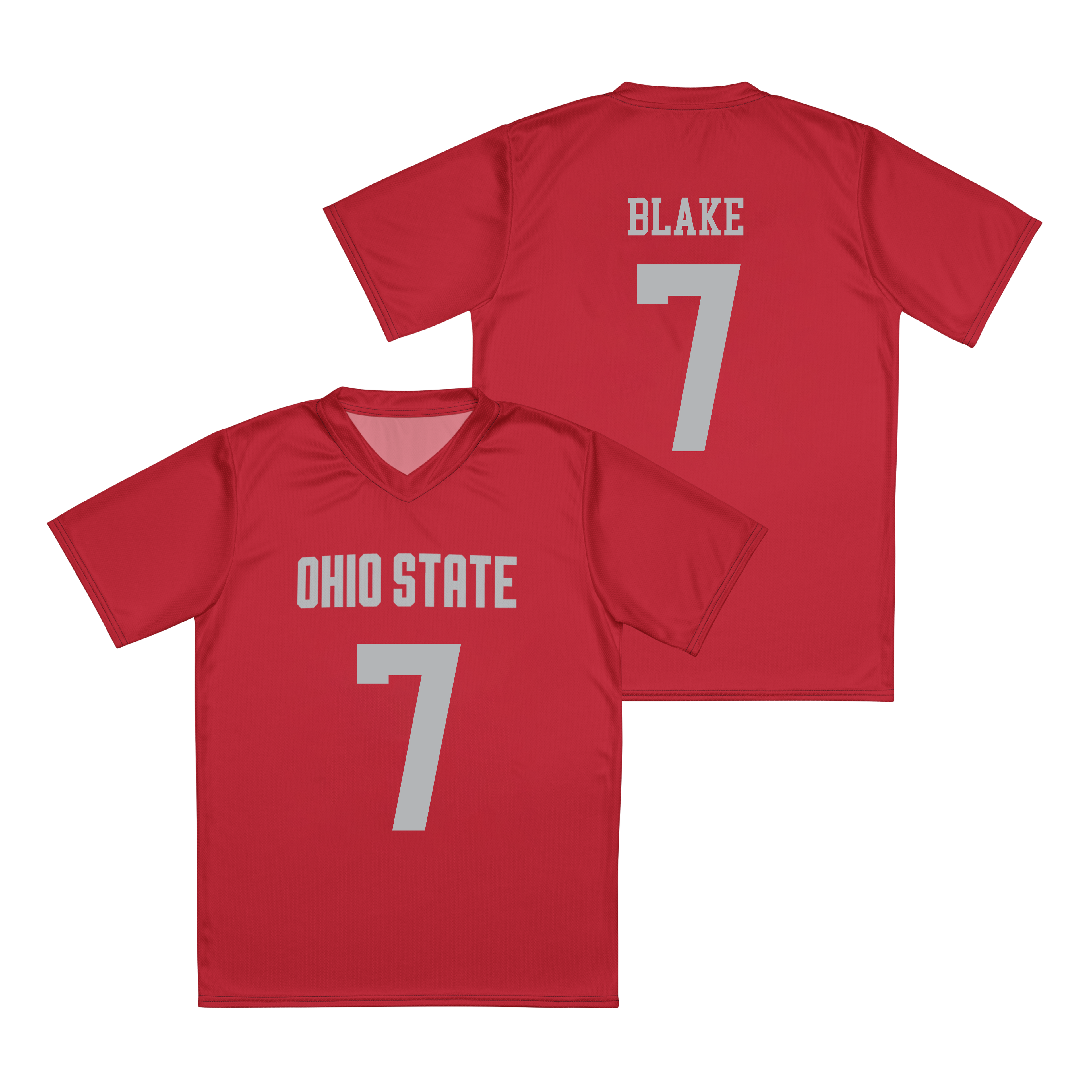 Ohio State Men's Lacrosse Red Jersey  - Henry Blake