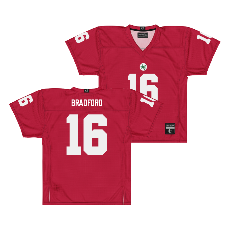 Ohio State Football Scarlet Jersey  - Blaine Bradford