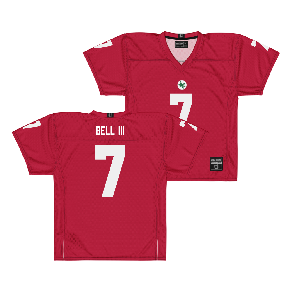Ohio State Football Scarlet Jersey - Phillip Bell III