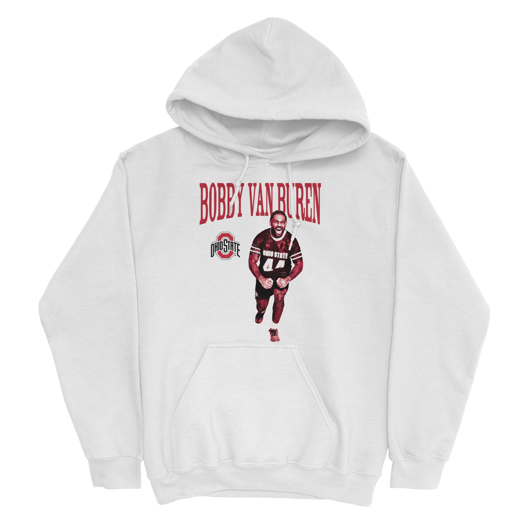 EXCLUSIVE RELEASE: Bobby Van Buren Illustrated White Hoodie
