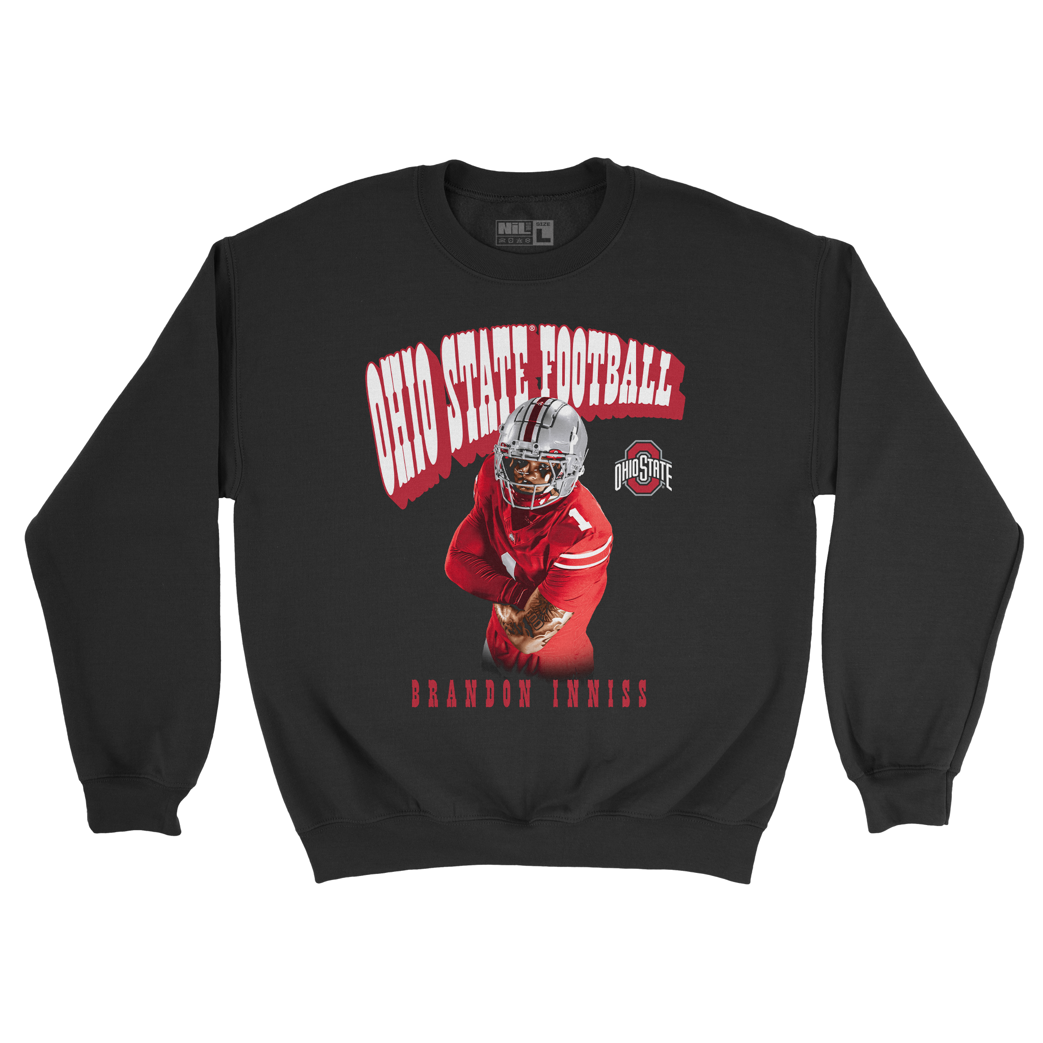 EXCLUSIVE RELEASE: Brandon Inniss Illustrated Black Crew