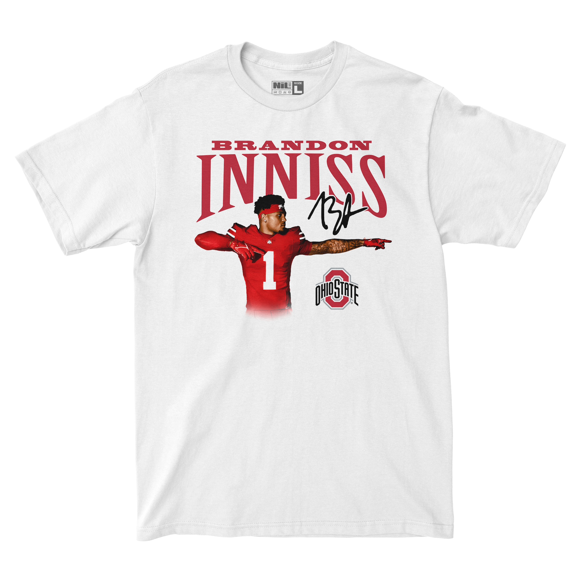 EXCLUSIVE RELEASE: Brandon Inniss Portrait White Tee
