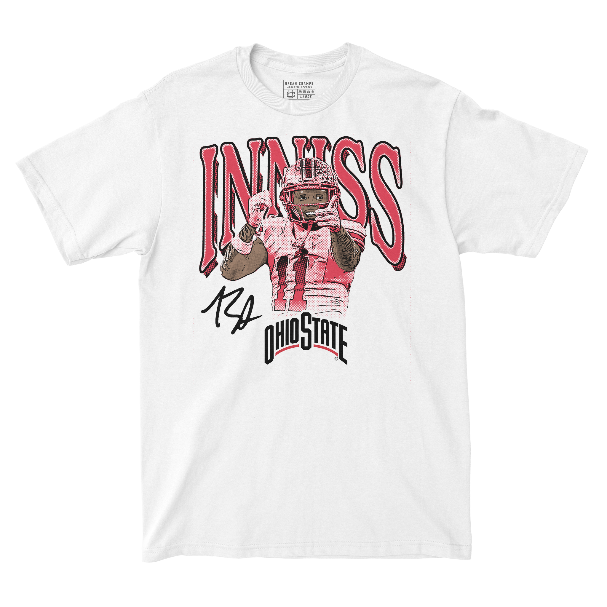 EXCLUSIVE RELEASE: Brandon Inniss Illustrated White Tee