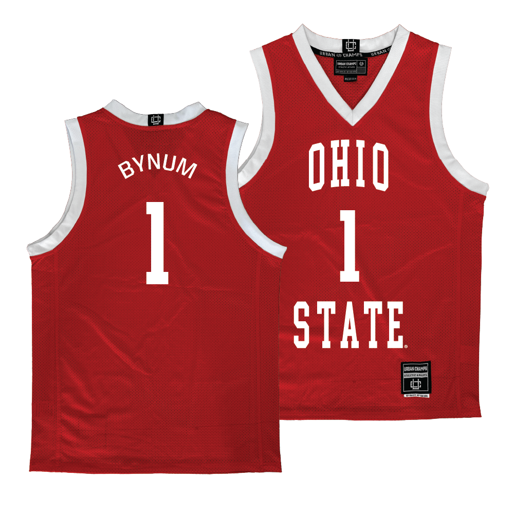 Ohio State Men's Basketball Red Jersey  - Amare Bynum