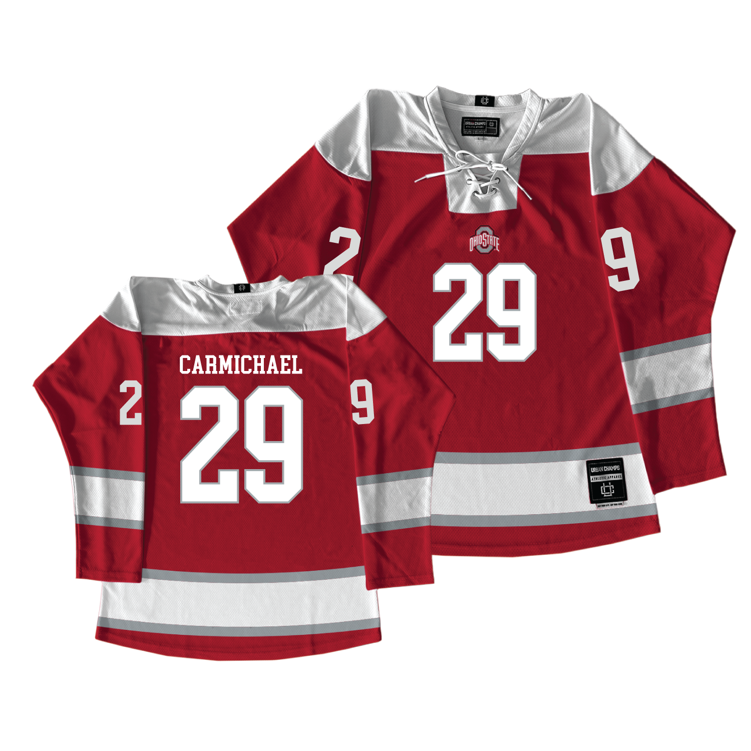 Ohio State Women's Ice Hockey Red Jersey  - kassidy Carmichael