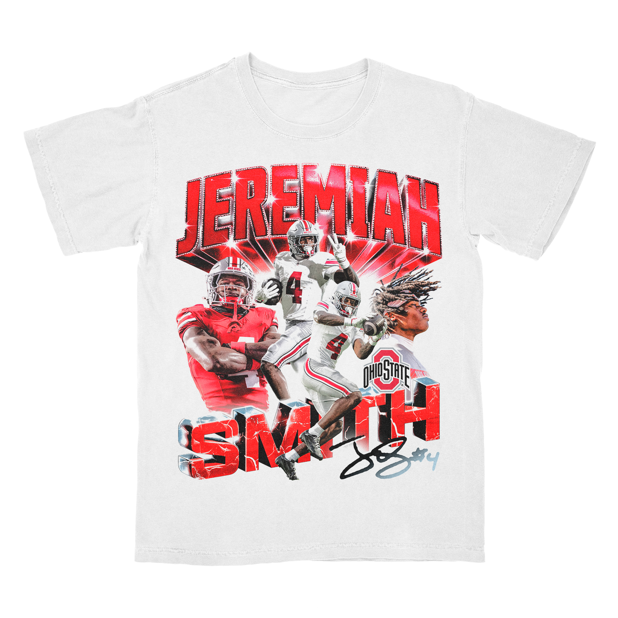 EXCLUSIVE RELEASE: Jeremiah Smith Retro 90s White Tee