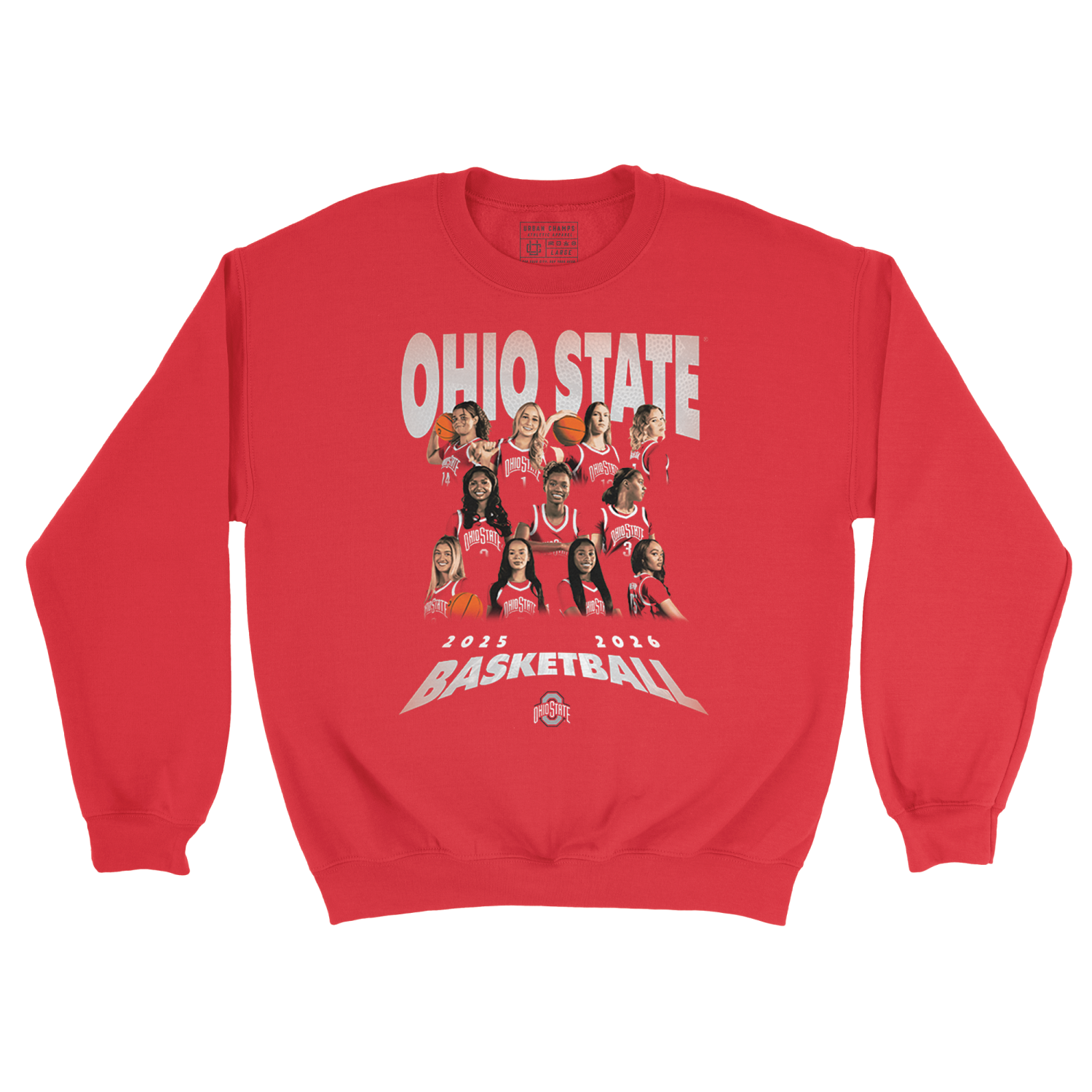 EXCLUSIVE RELEASE: Ohio State WBB 2025-2026 Team Red Crew