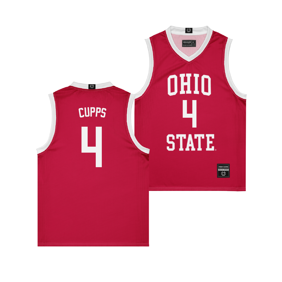 Ohio State Men's Basketball Red Jersey  - Gabe Cupps