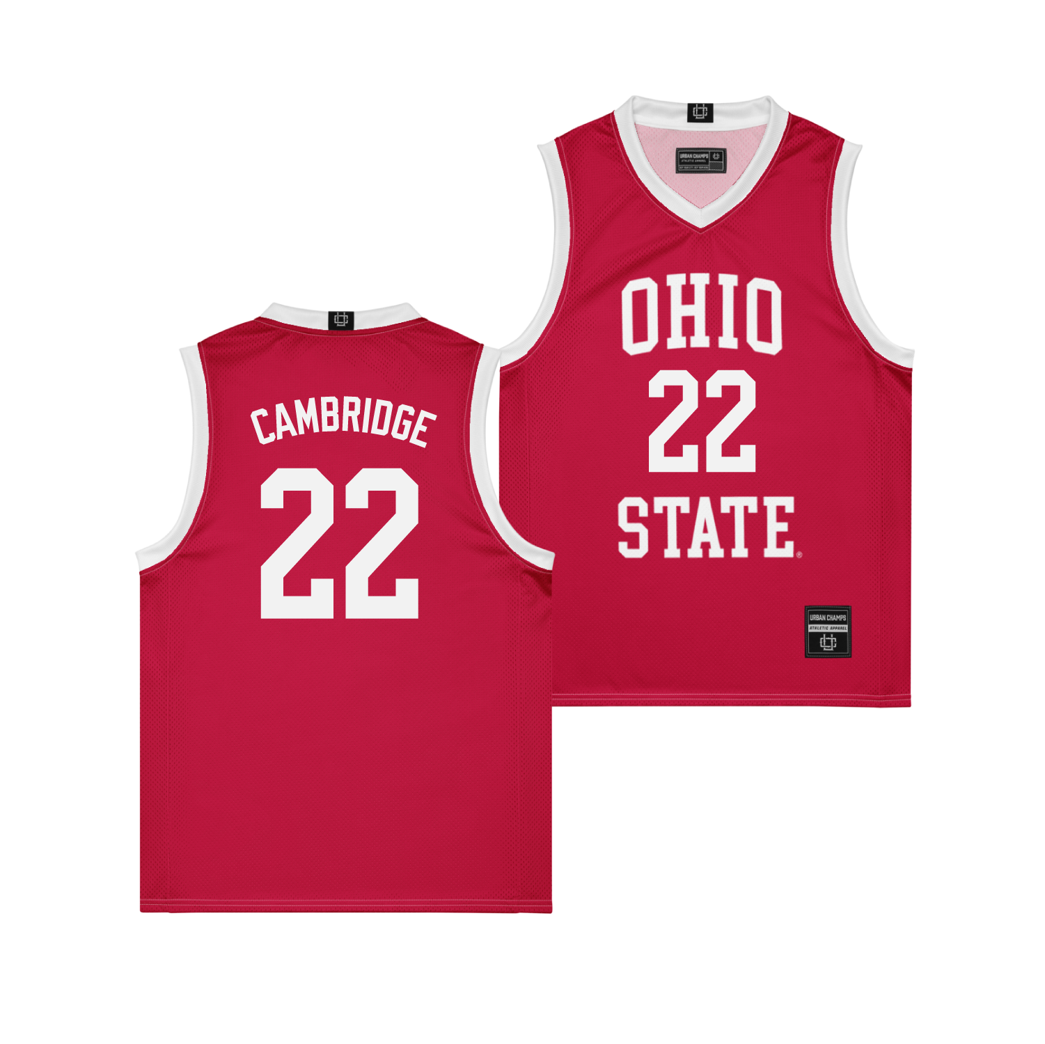 Ohio State Women's Basketball Red Jersey - Jaloni Cambridge