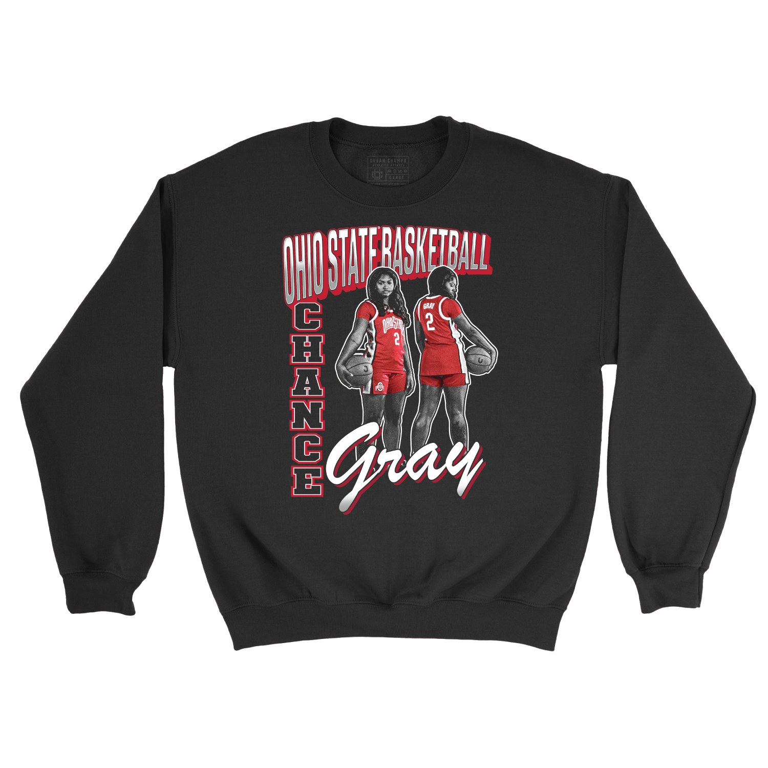 EXCLUSIVE RELEASE: Chance Gray 90s Retro Black Crew