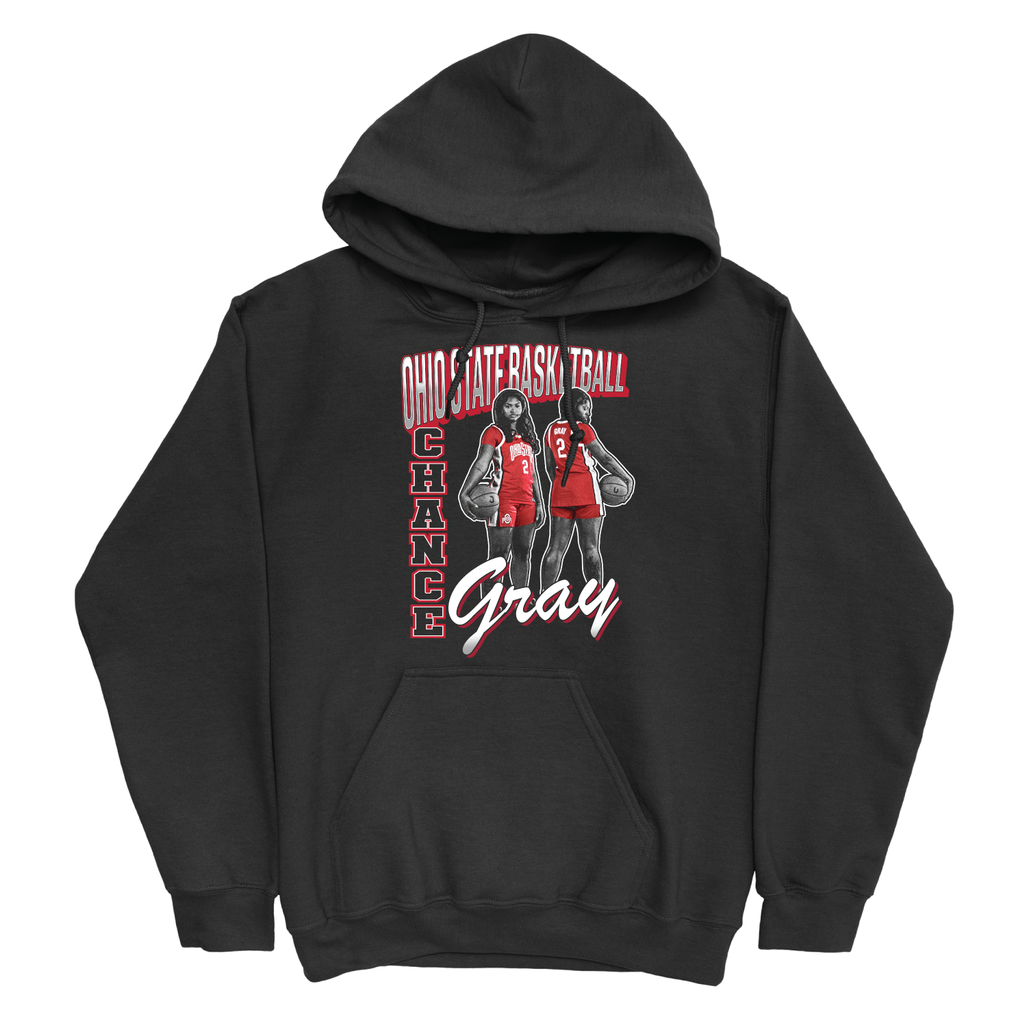 EXCLUSIVE RELEASE: Chance Gray 90s Retro Black Hoodie