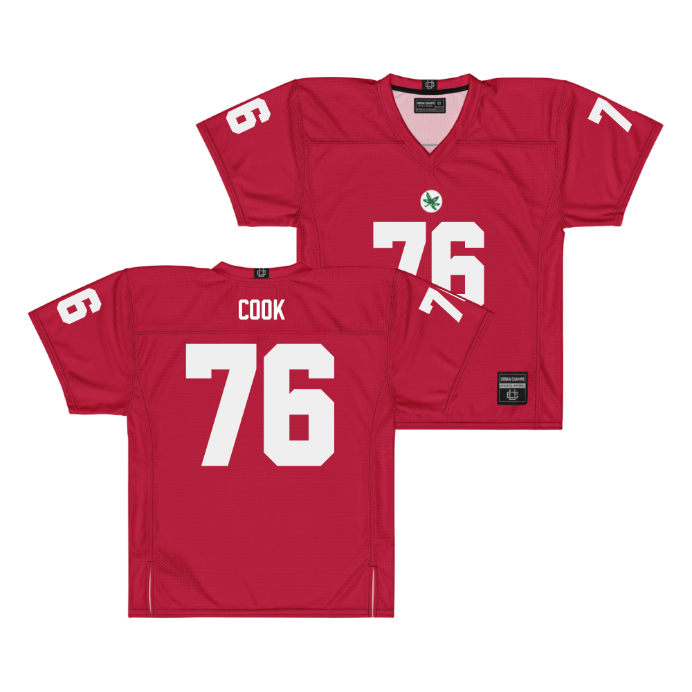 Ohio State Football Scarlet Jersey - Jake Cook