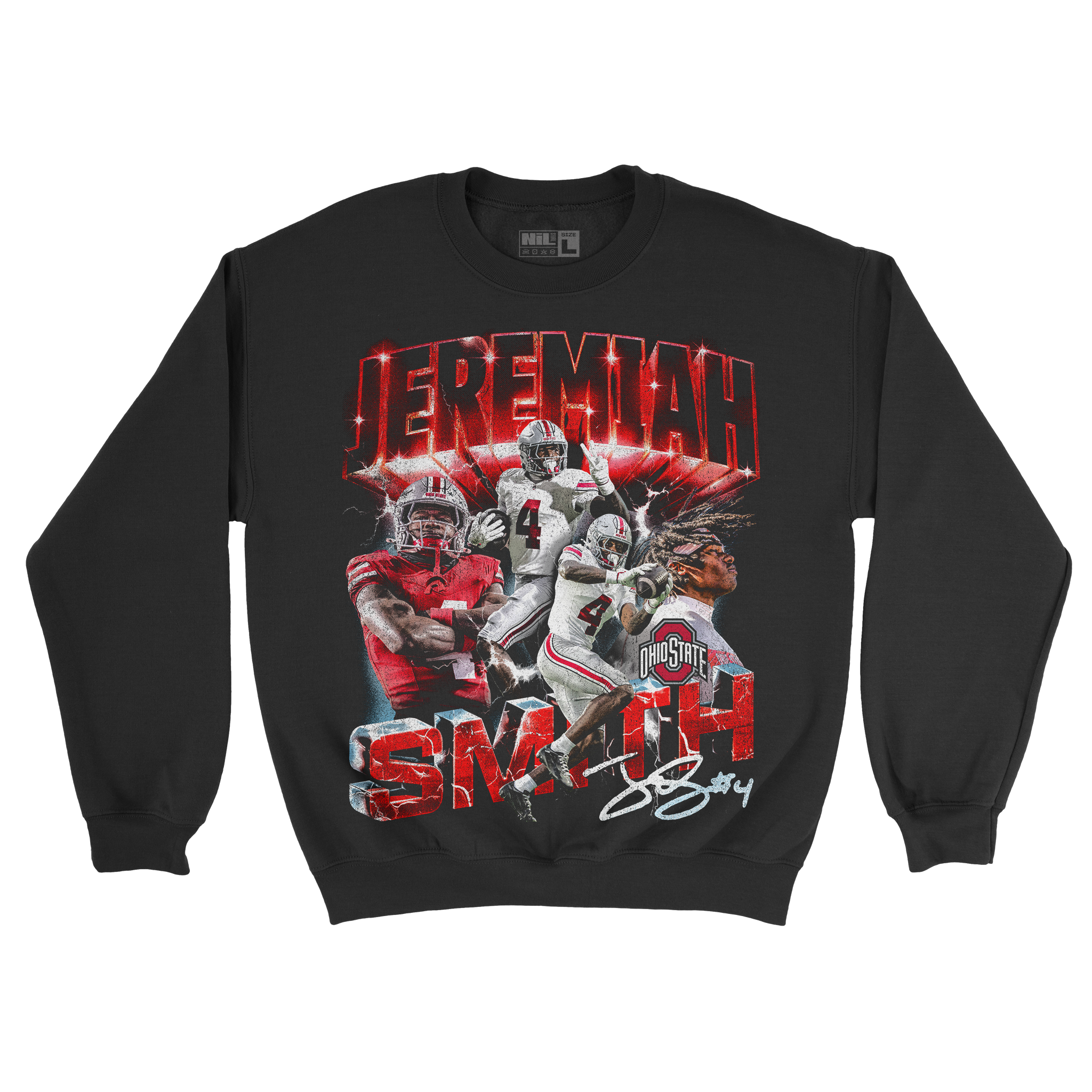 EXCLUSIVE RELEASE: Jeremiah Smith Retro 90s Black Crew
