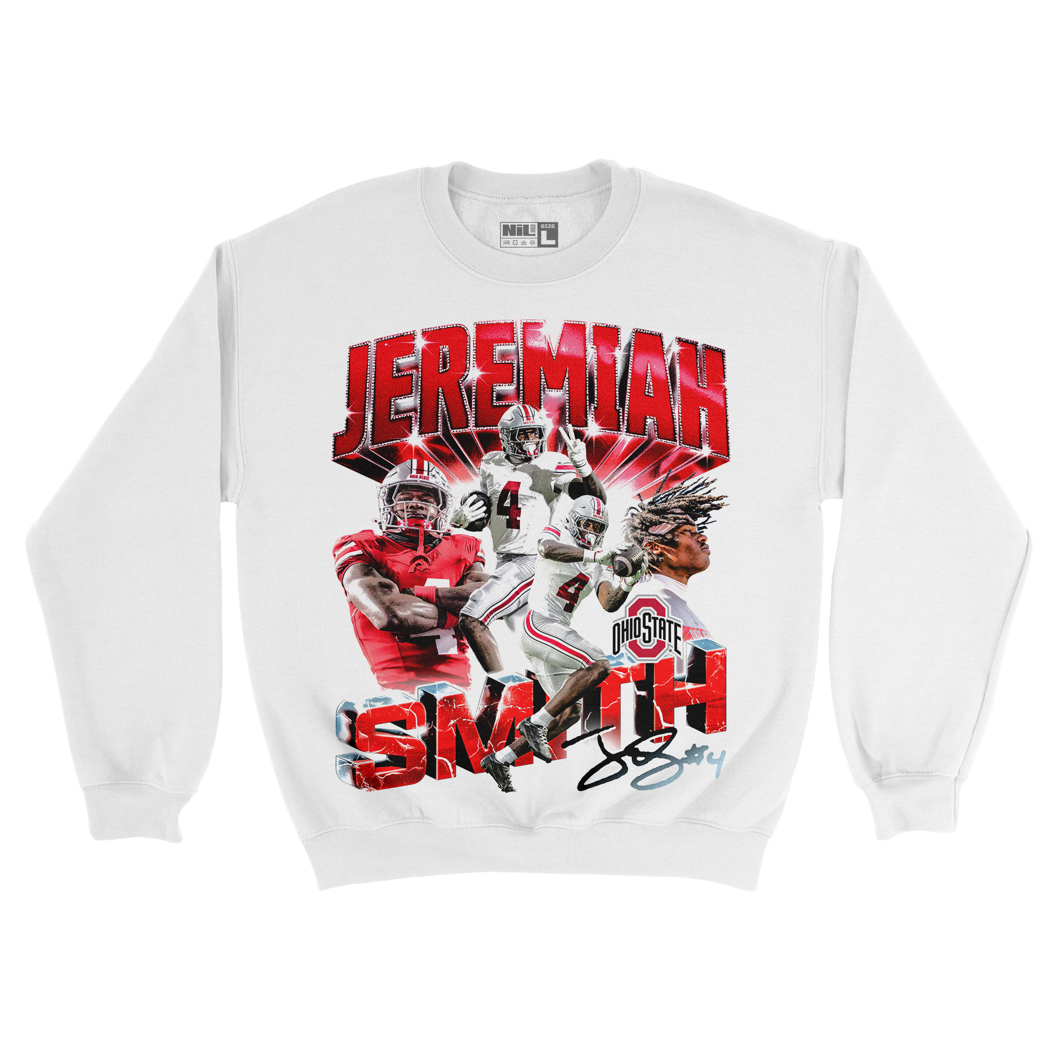 EXCLUSIVE RELEASE: Jeremiah Smith Retro 90s White Crew