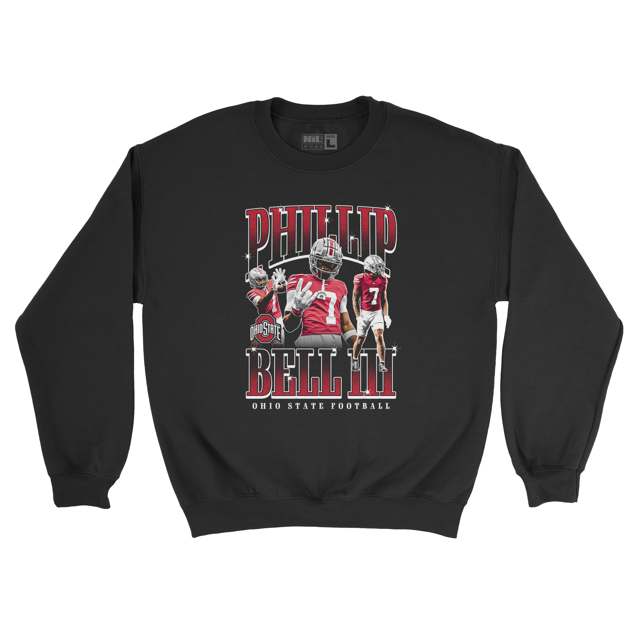 EXCLUSIVE RELEASE: Phillip Bell III 90s Graphic Black Crew