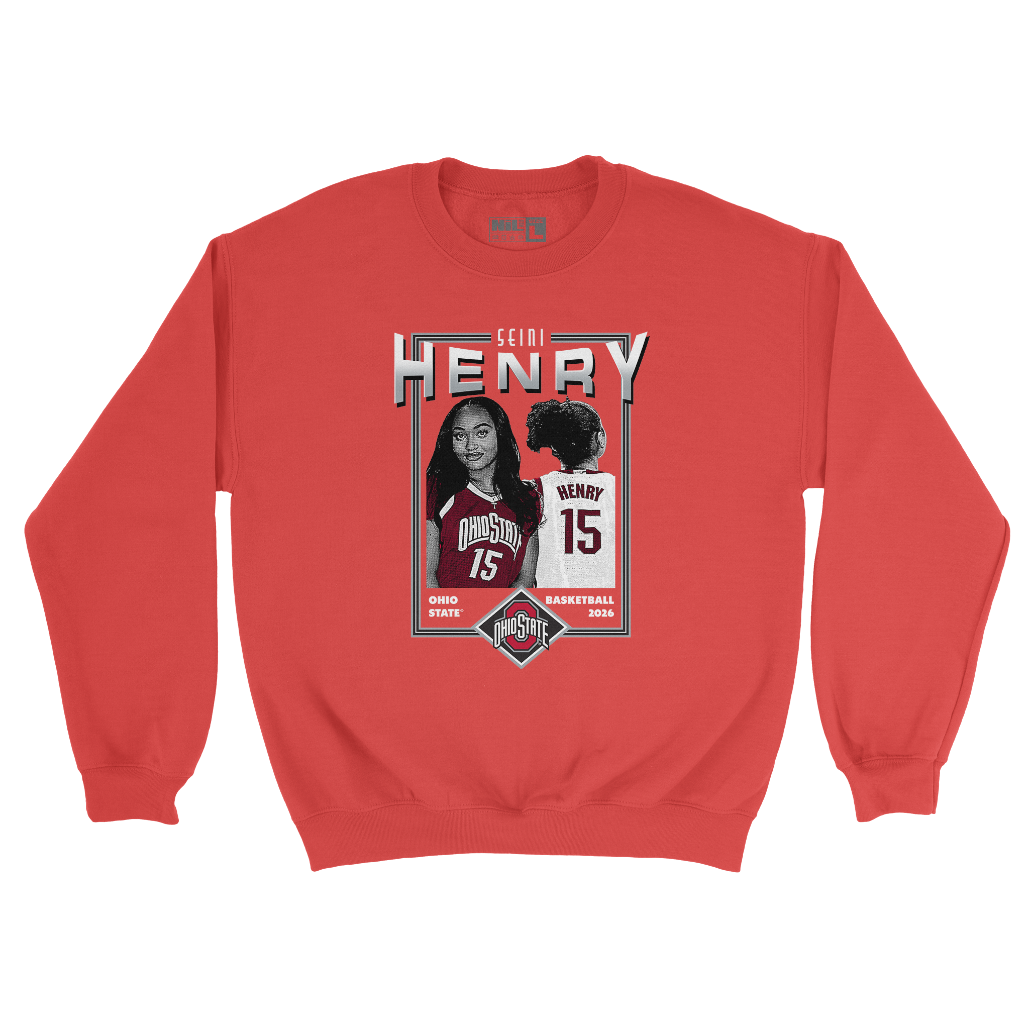 EXCLUSIVE RELEASE: Seini Henry Illustrated Red Crew