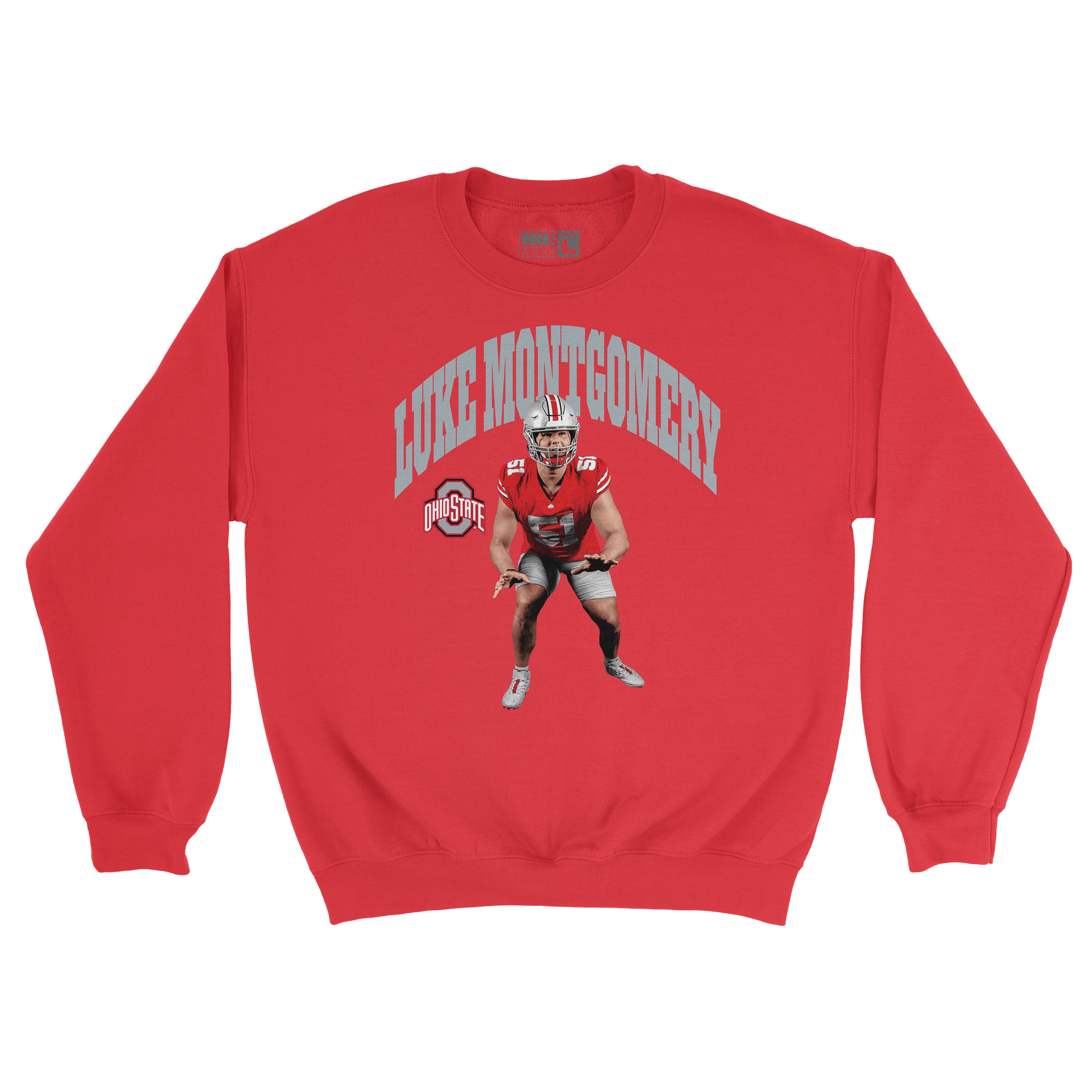 EXCLUSIVE RELEASE: Luke Montgomery Illustrated Red Crew