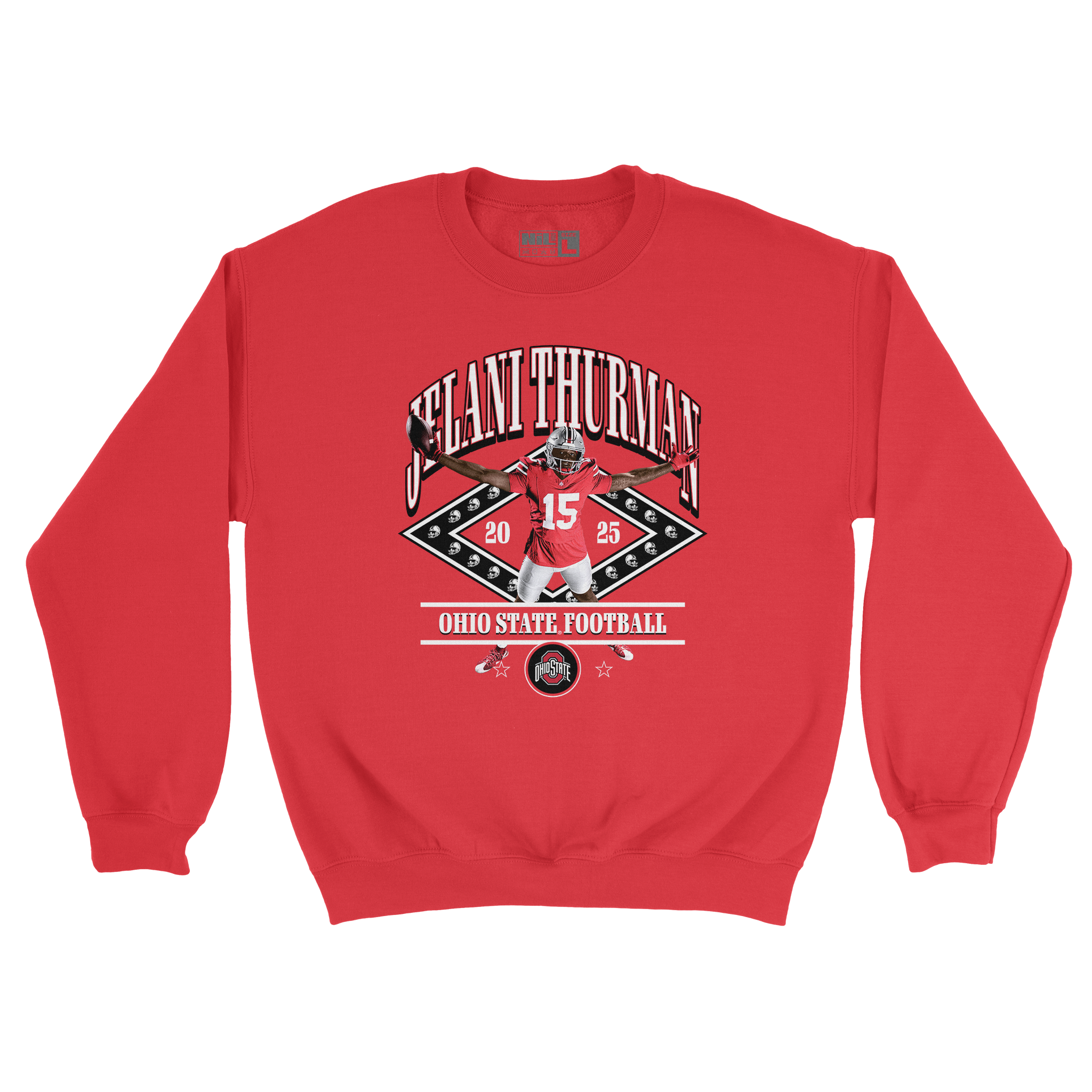EXCLUSIVE RELEASE: Jelani Thurman Illustrated Red Crew