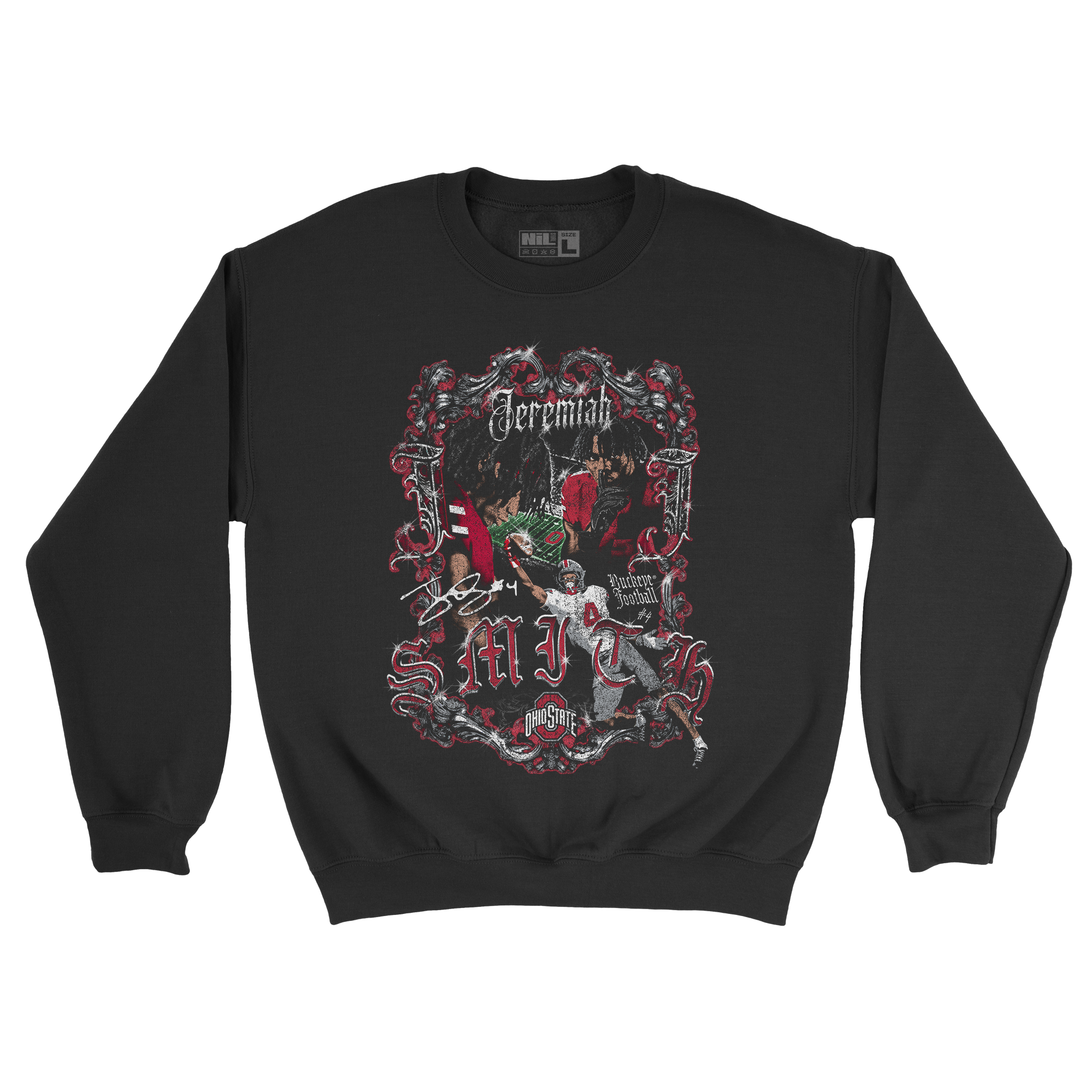 EXCLUSIVE RELEASE: Jeremiah Smith Elevated 90s Black Crew