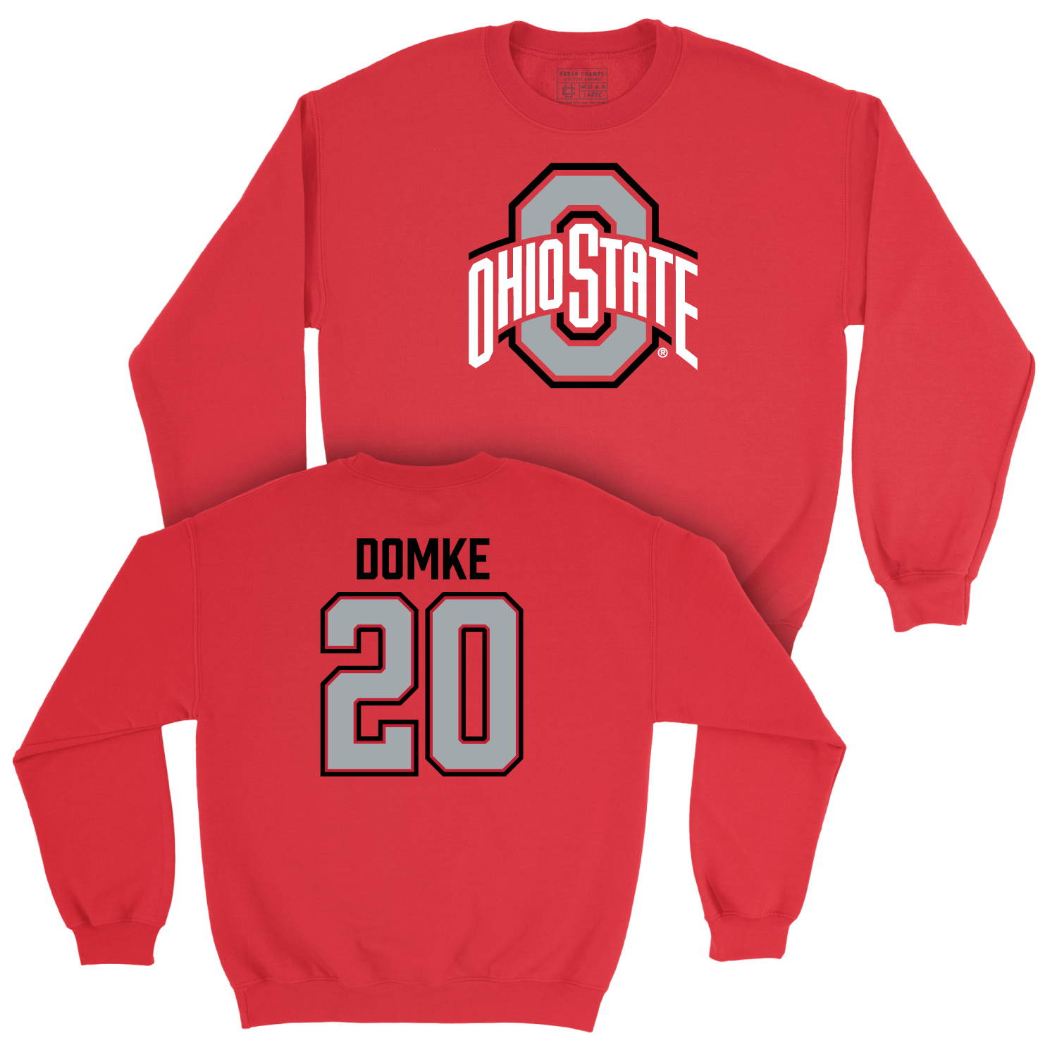 Ohio State Baseball Red Legacy Crew - Chris Domke | #20