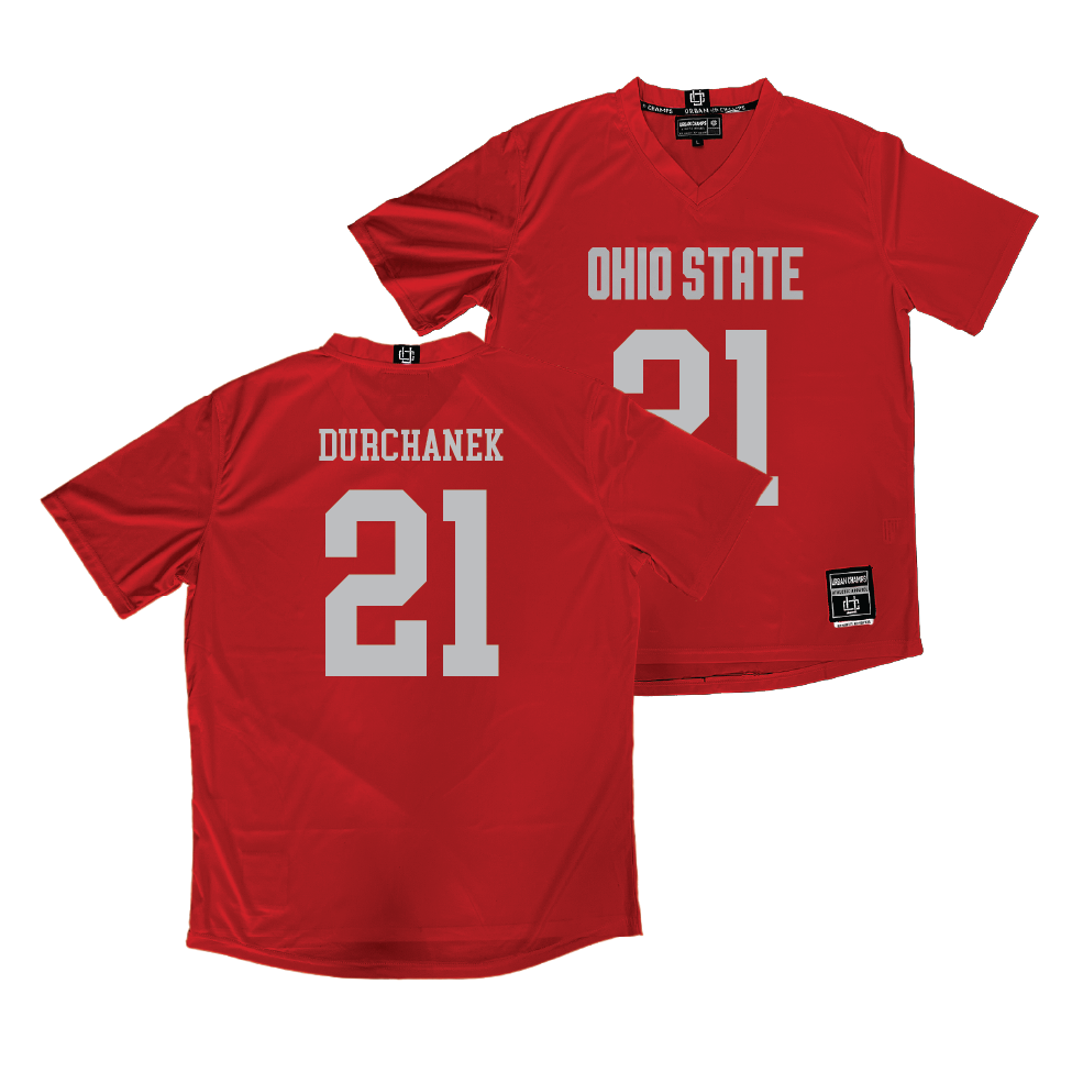 Ohio State Women's Lacrosse Red Jersey  - Caitlyn Durchanek