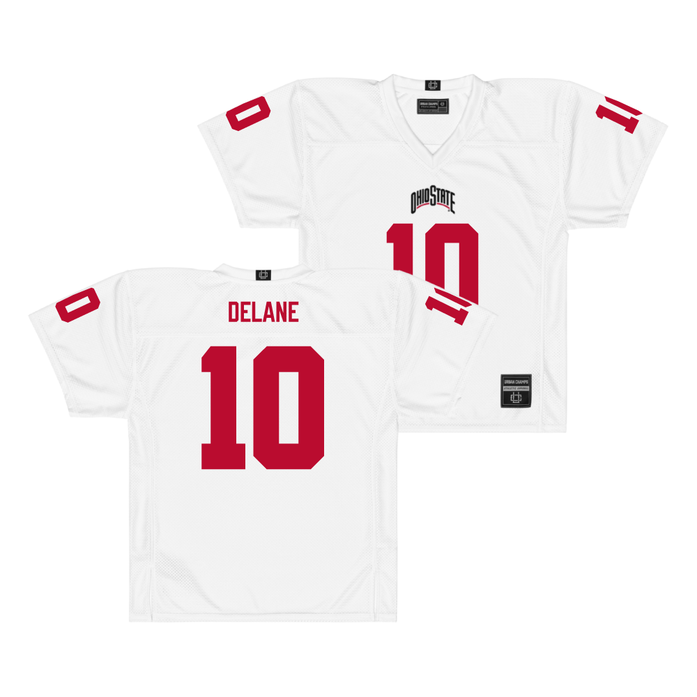 Ohio State Football White Jersey - Faheem Delane