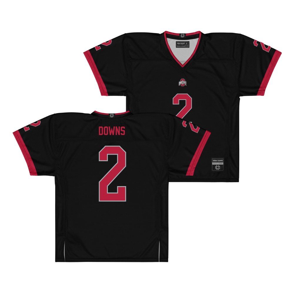 Ohio State Football Black Jersey - Caleb Downs