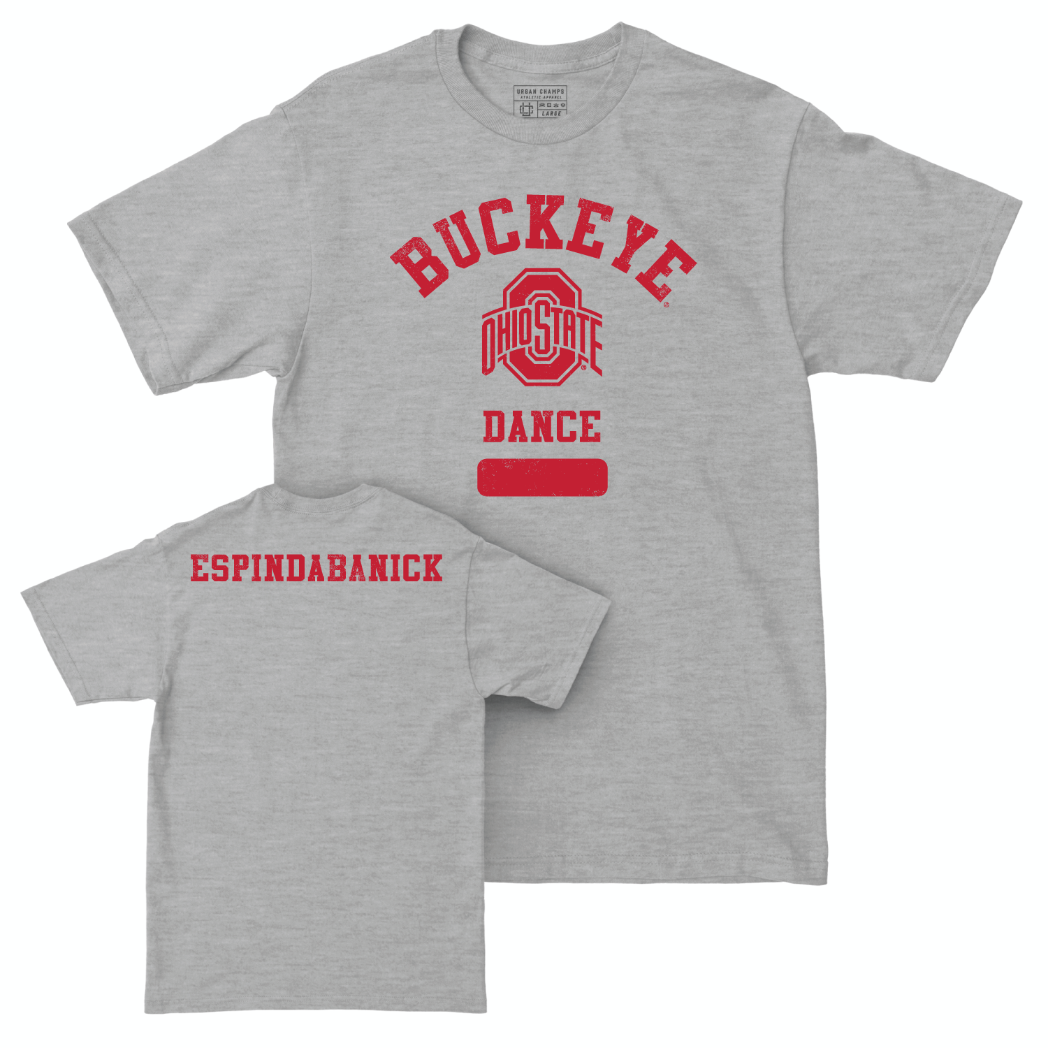 Ohio State Dance Sport Grey Varsity Crew - Bennet EspindaBanick