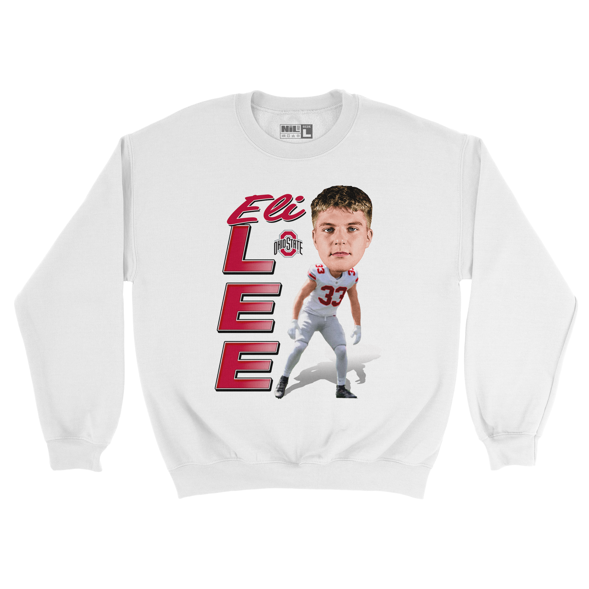 EXCLUSIVE RELEASE: Eli Lee Elevated Caricature White Crew