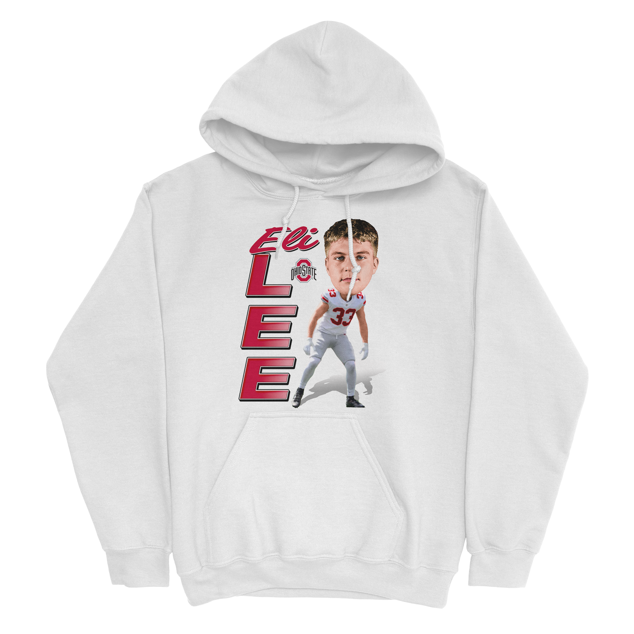 EXCLUSIVE RELEASE: Eli Lee Elevated Caricature White Hoodie