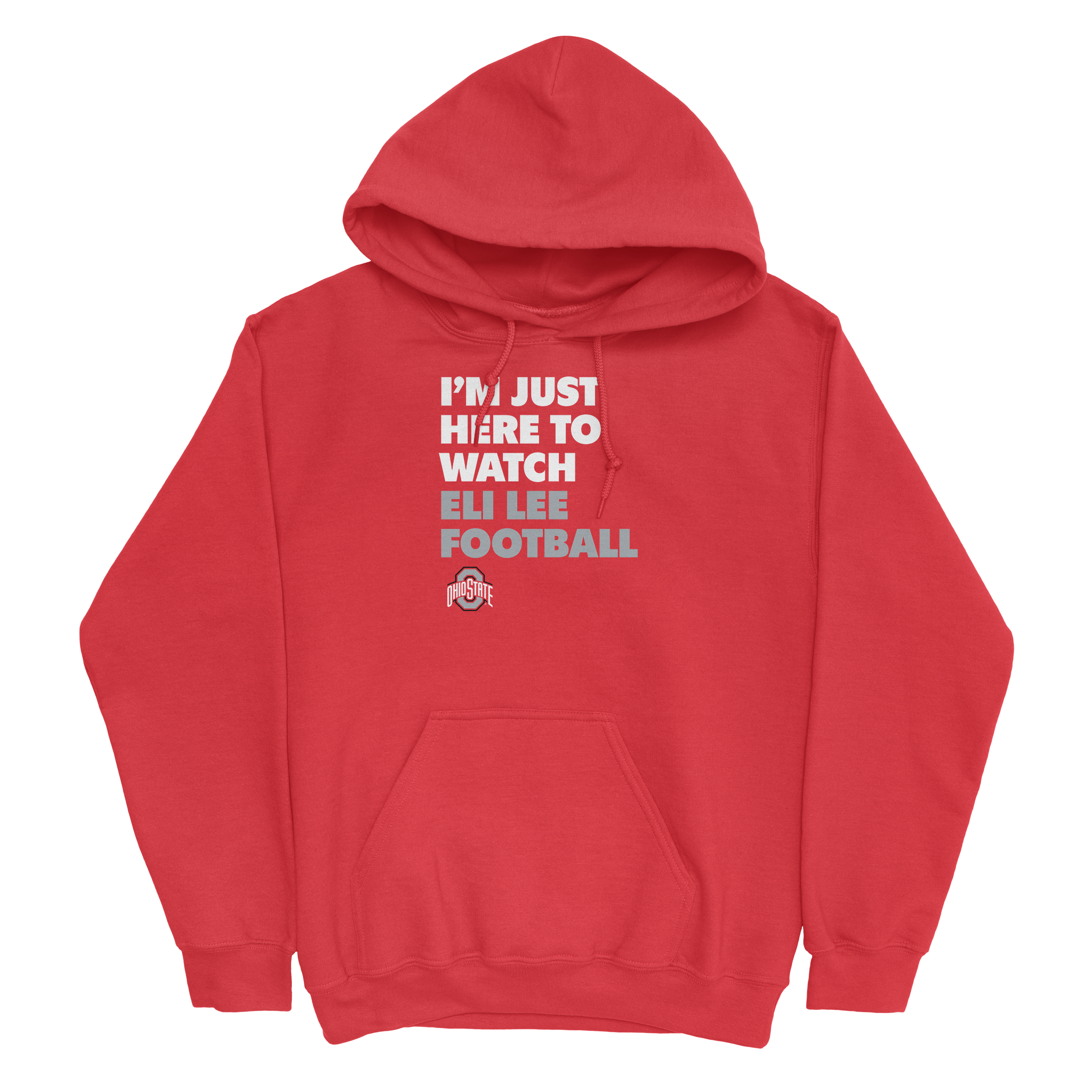 EXCLUSIVE RELEASE: Eli Lee Game Day Red Hoodie