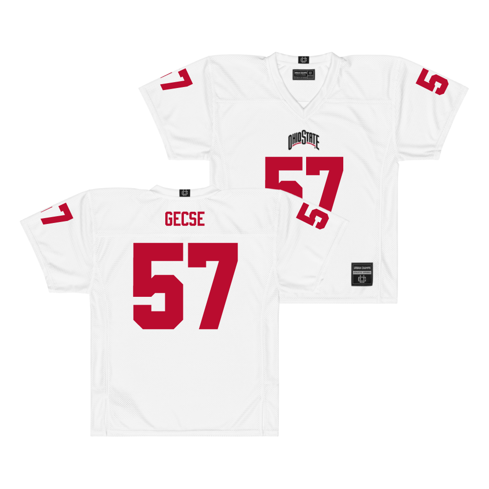 Ohio State Football White Jersey  - Ian Gecse