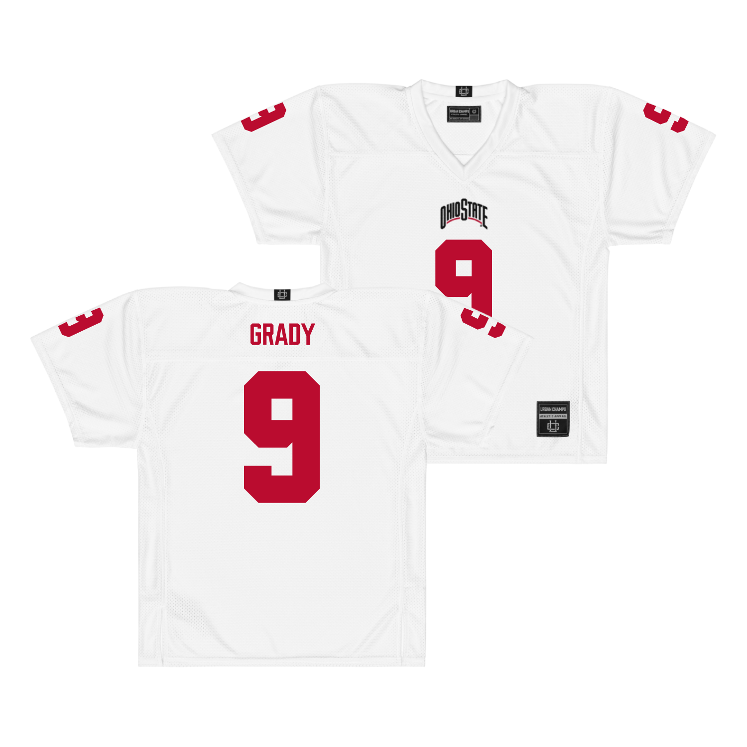 Ohio State Football White Jersey - Zion Grady