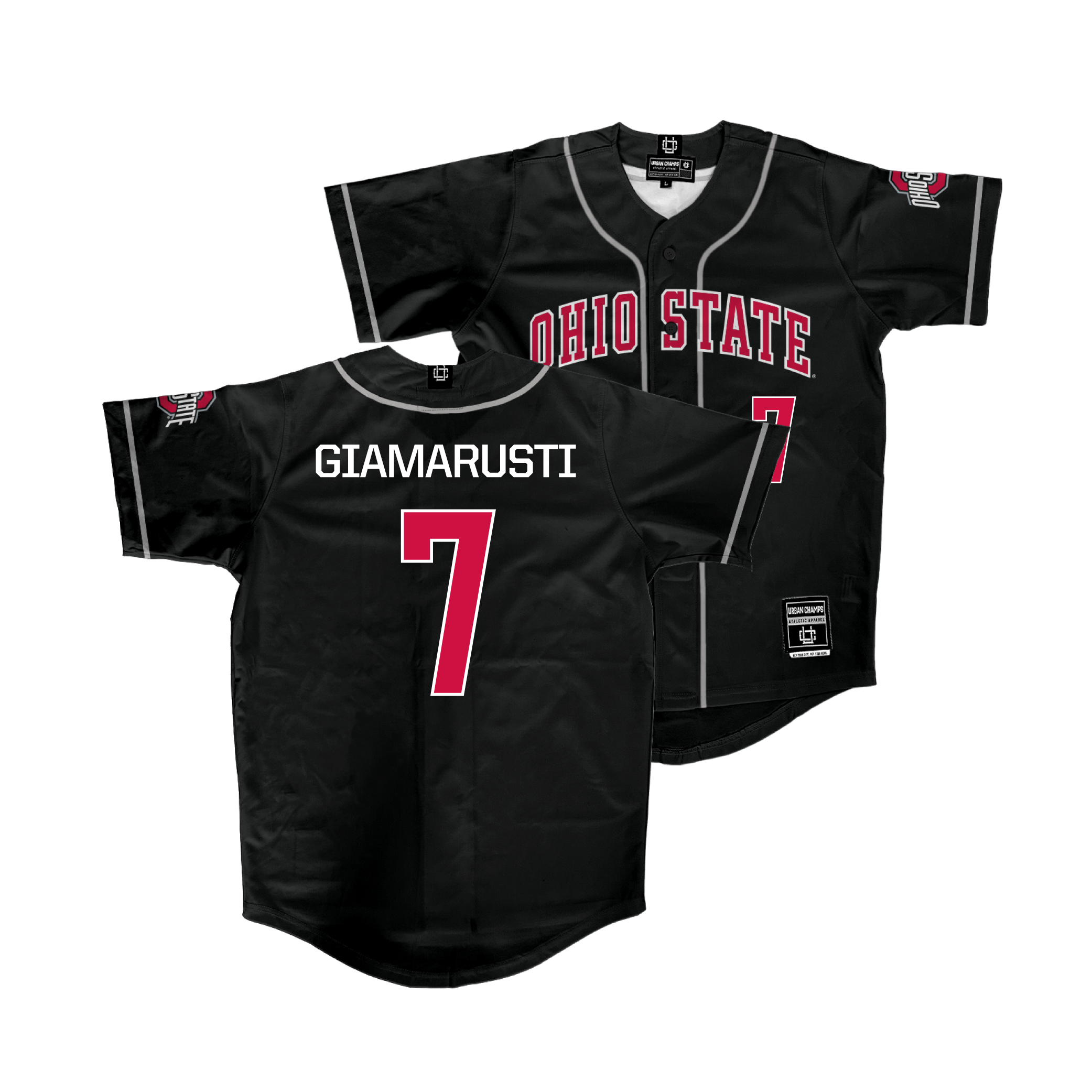 Ohio State Baseball Black Jersey - Nick Giamarusti