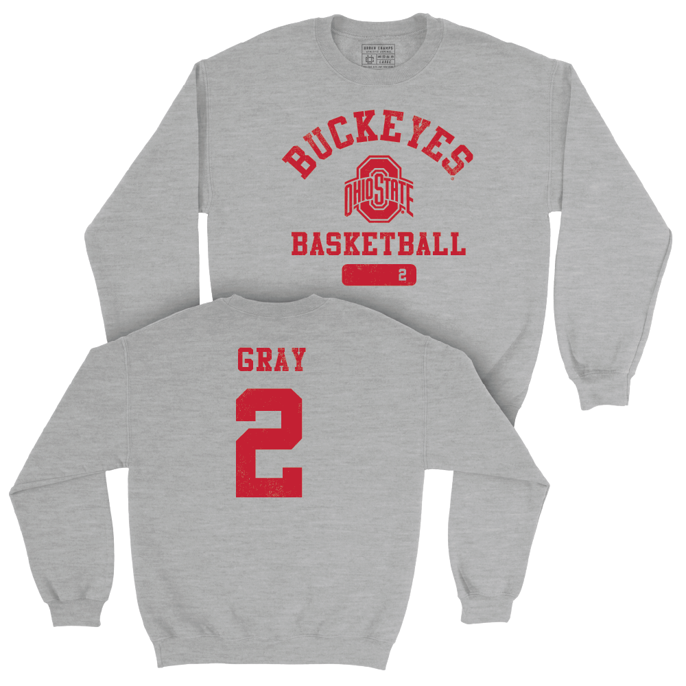 Ohio State Women's Basketball Sport Grey Varsity Crew - Chance Gray | #2