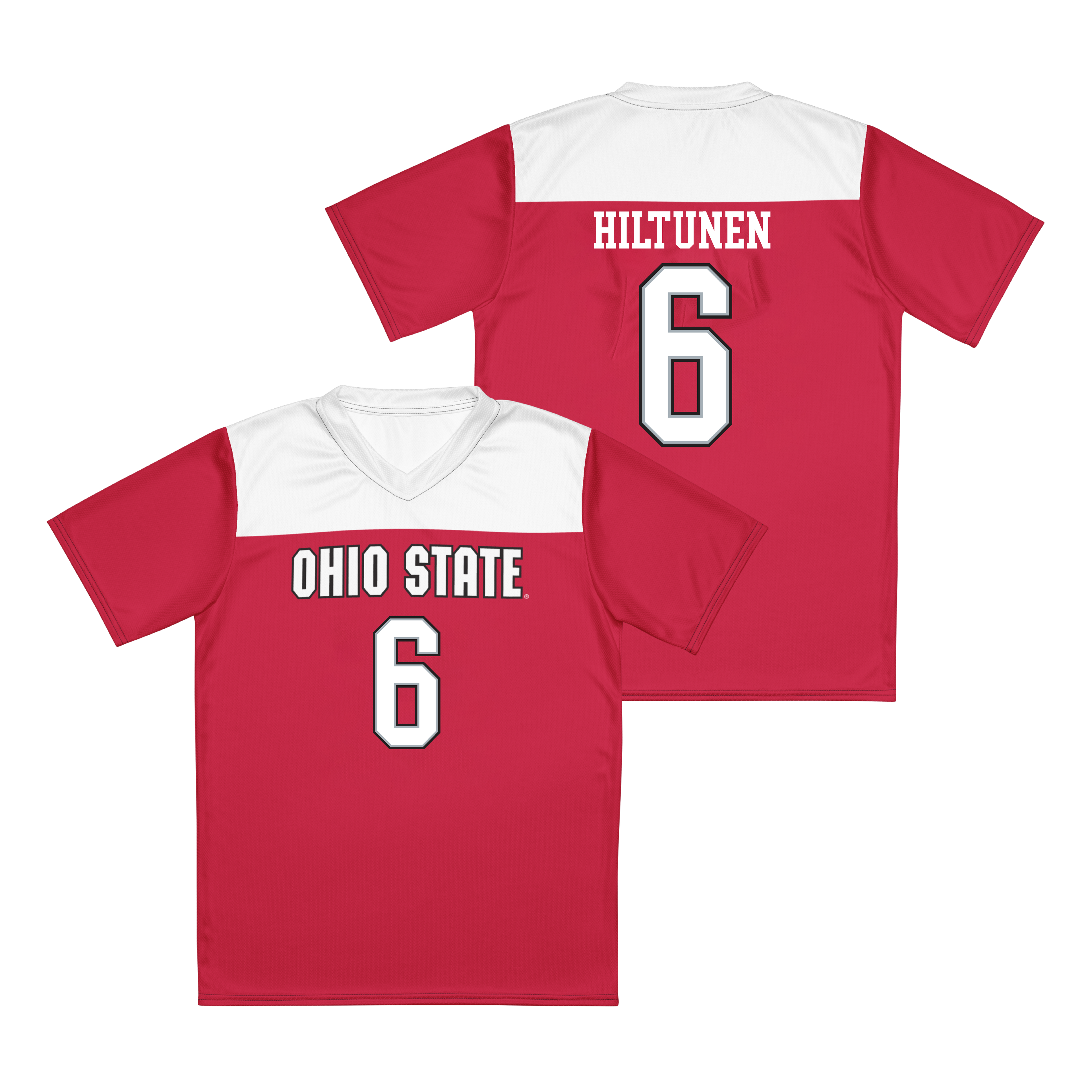 Ohio State Women's Soccer Red Jersey - Nette-Nina Hiltunen
