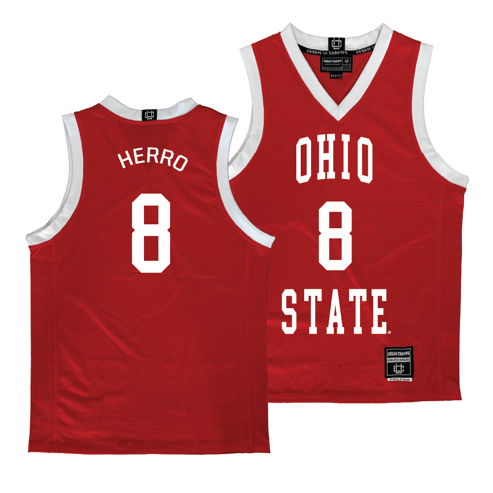 Ohio State Men's Basketball Red Jersey  - Myles Herro