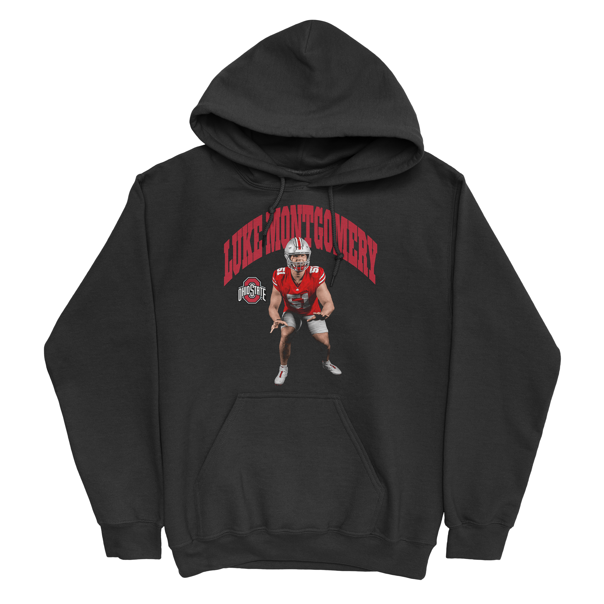 EXCLUSIVE RELEASE: Luke Montgomery Illustrated Black Hoodie