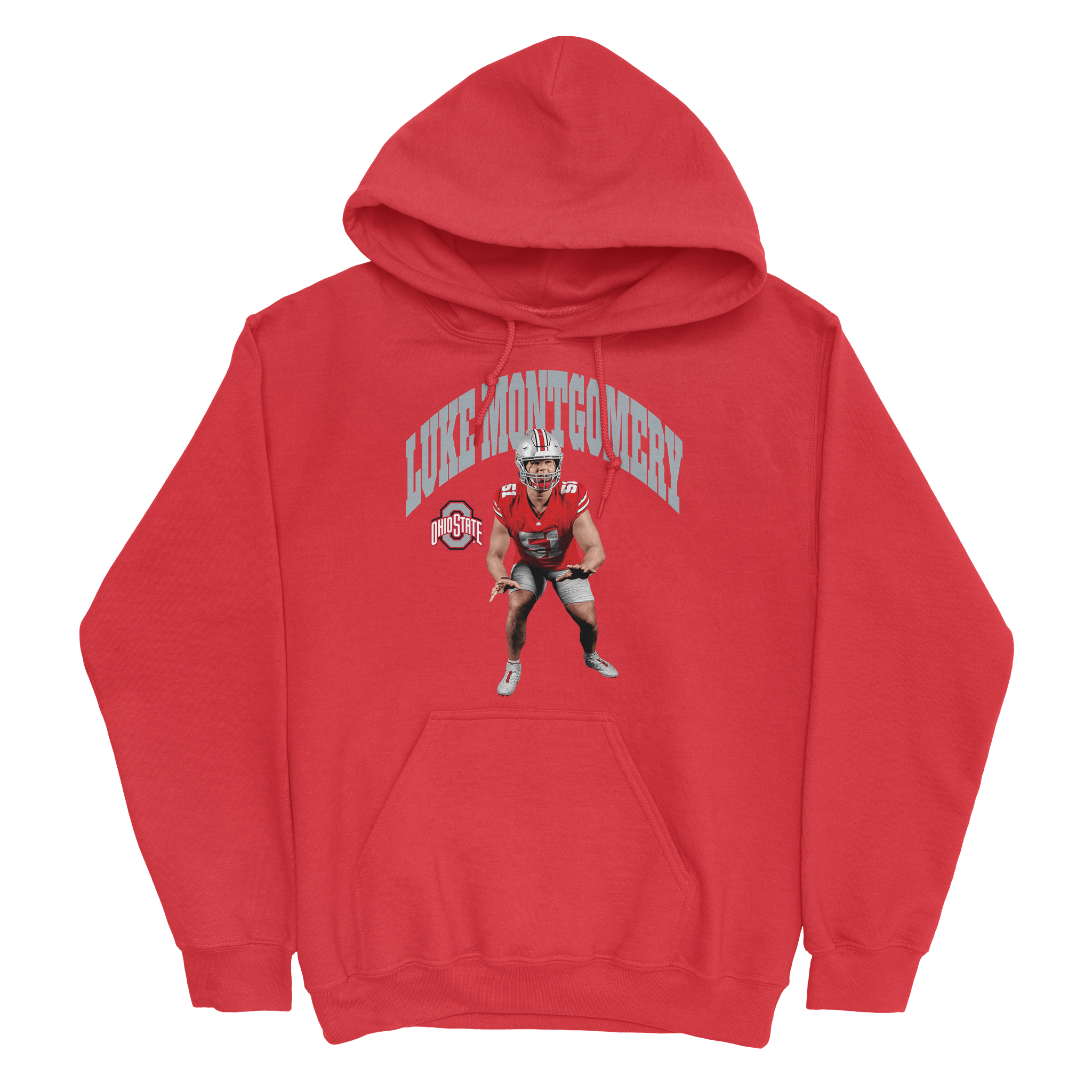 EXCLUSIVE RELEASE: Luke Montgomery Illustrated Red Hoodie