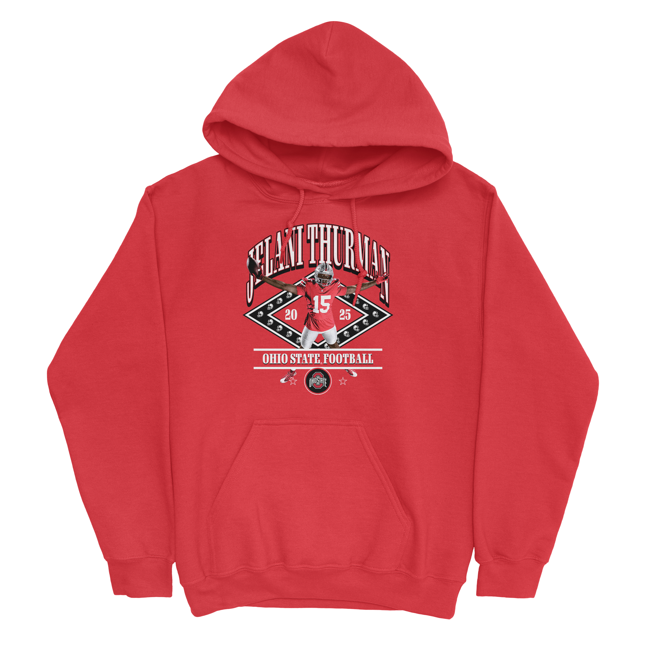 EXCLUSIVE RELEASE: Jelani Thurman Illustrated Red Hoodie