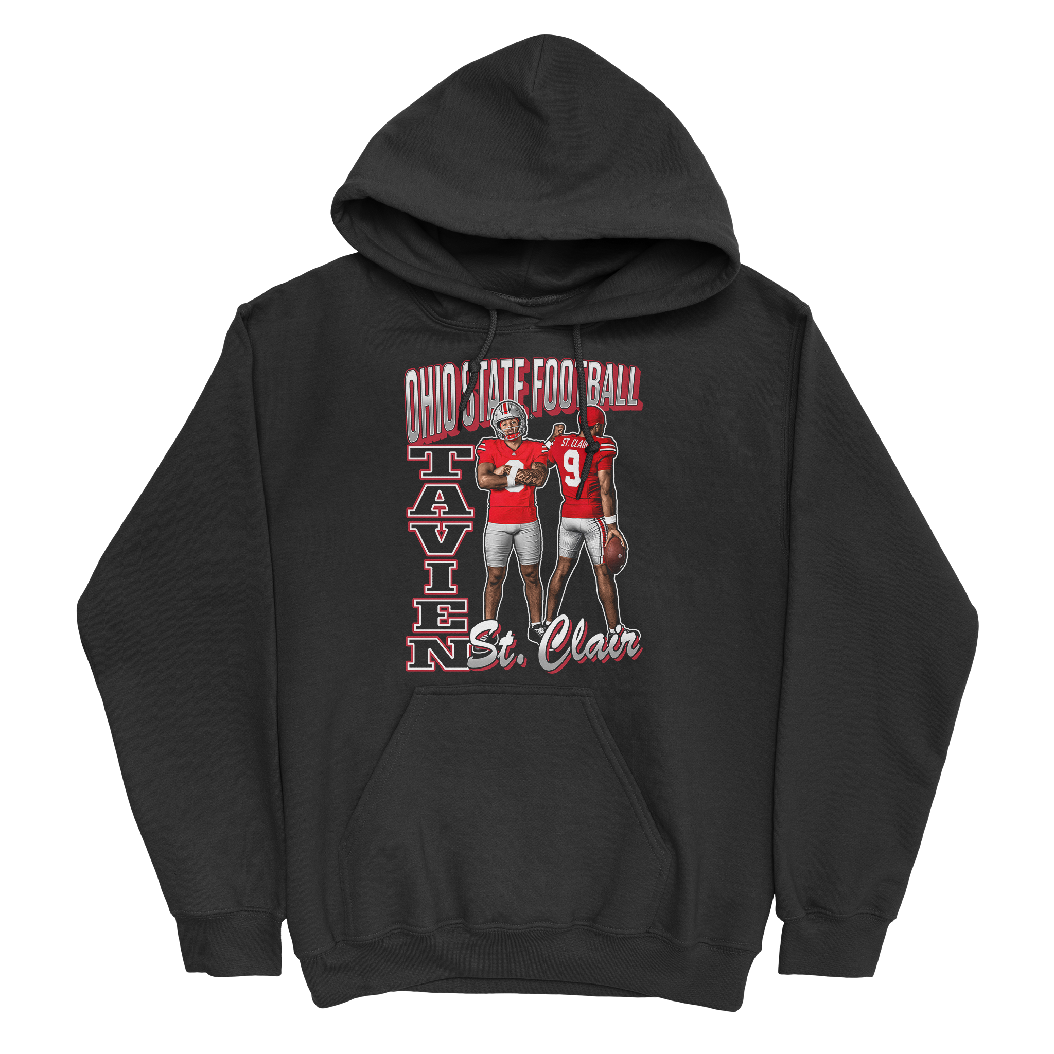 EXCLUSIVE RELEASE: Tavien St. Clair Retro 90s Black Hoodie