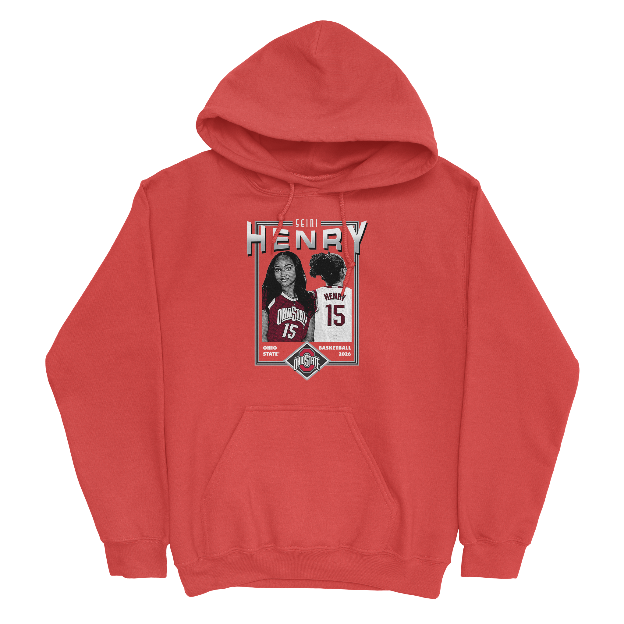 EXCLUSIVE RELEASE: Seini Henry Illustrated Red Hoodie