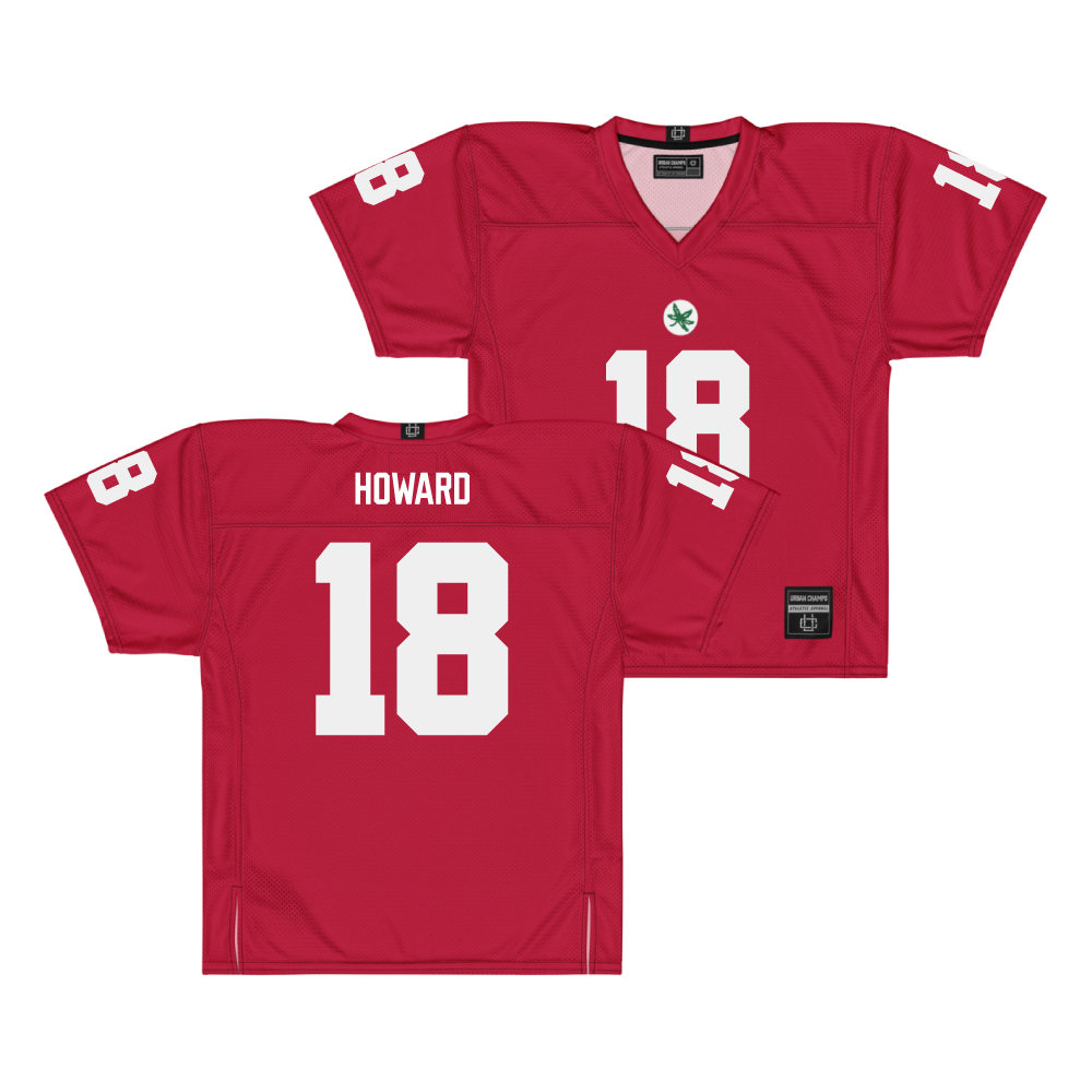 Ohio State Football Scarlet Jersey - Ty Howard