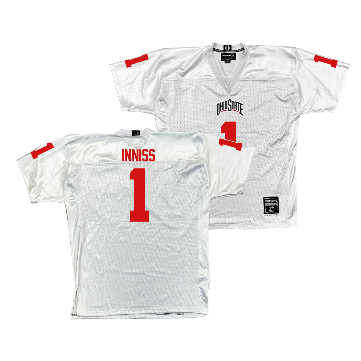 Ohio State Football White Jersey - Brandon Inniss | #1